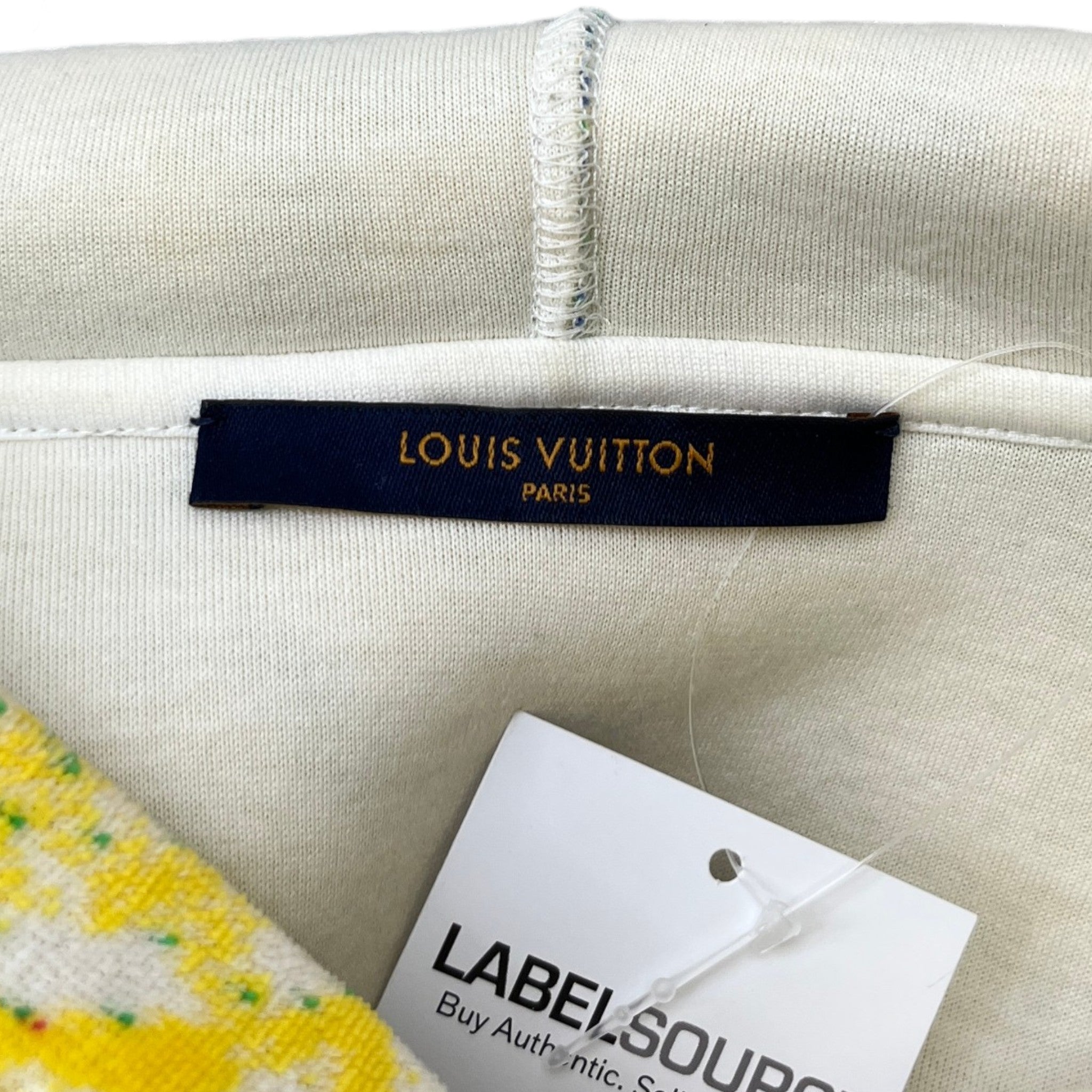 Men's Pastel Monogram Jacquard Hoodie Multi-Coloured Size M