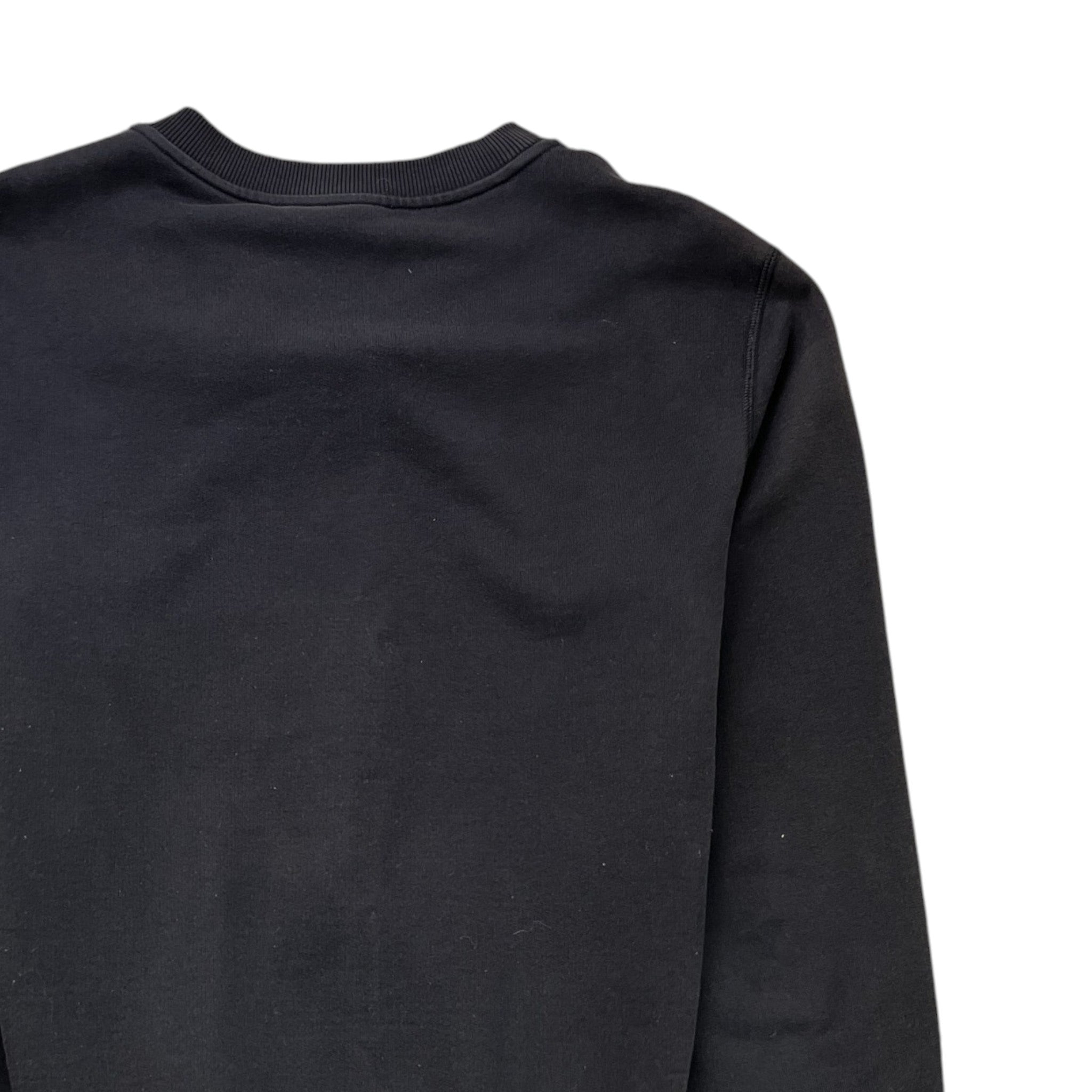 Men's Plaque Logo Sweatshirt Black Size IT 48 / UK M