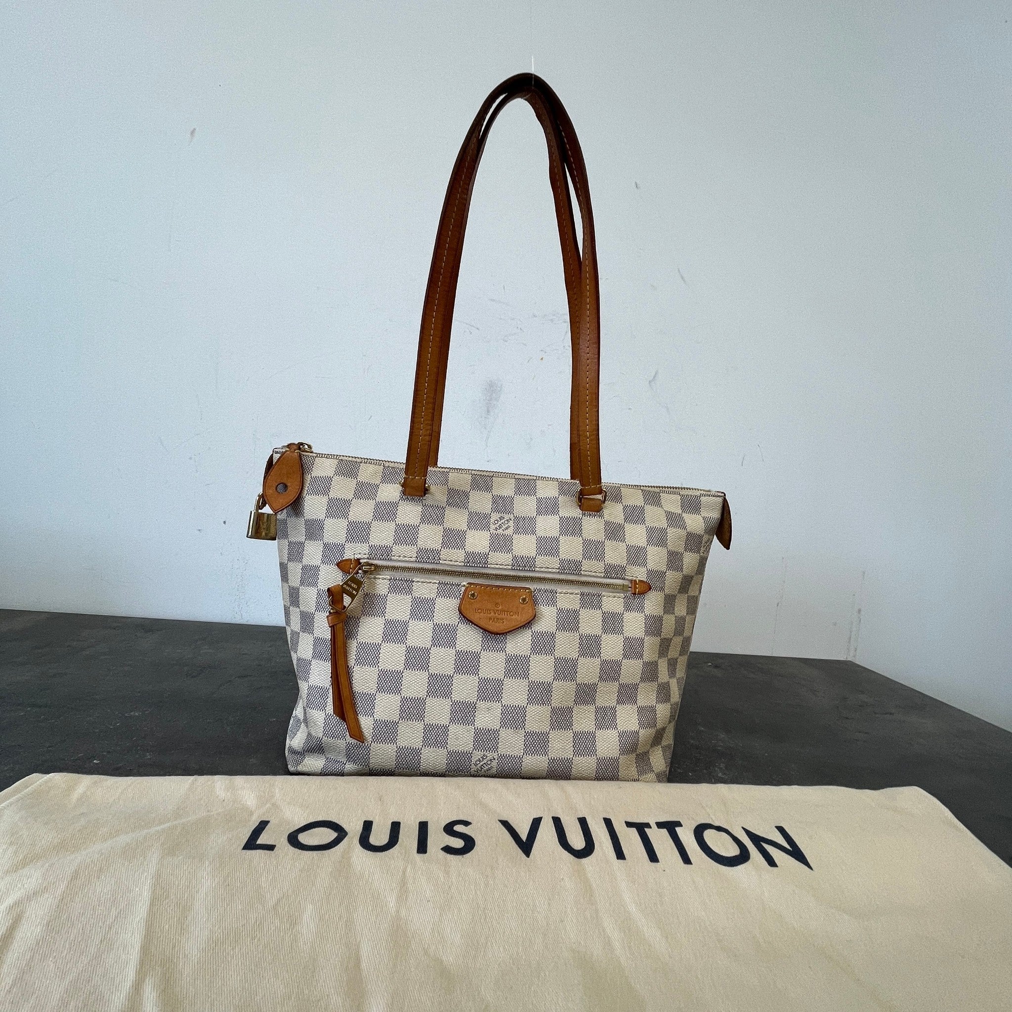 Women's Damier Azur Lena Pm Bag White