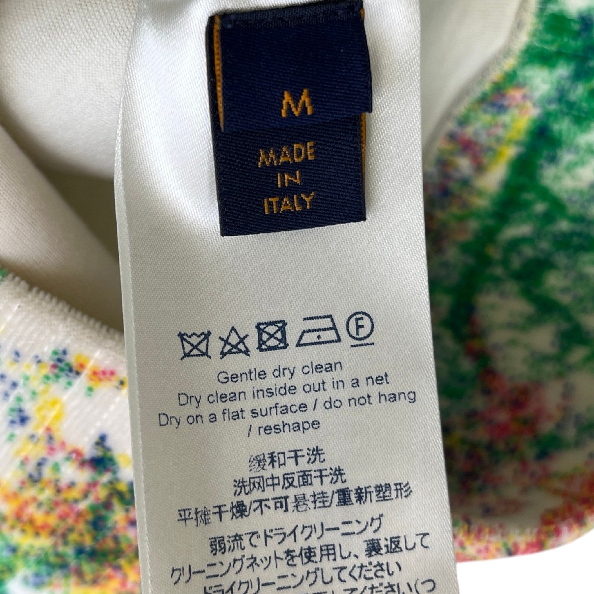 Men's Pastel Monogram Jacquard Hoodie Multi-Coloured Size M