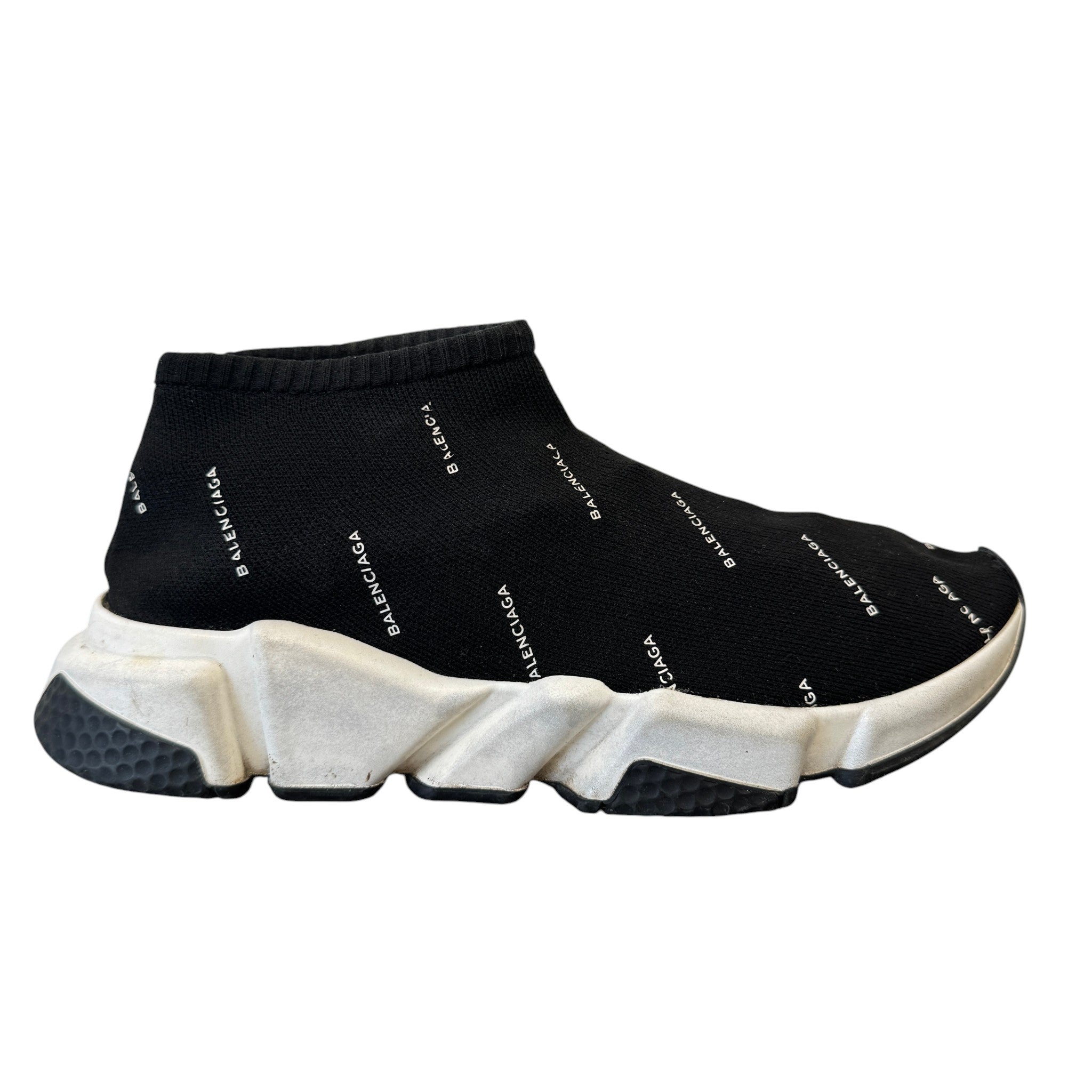 Women's Speed Sock Low Trainers Black Size EU 40 / UK 7