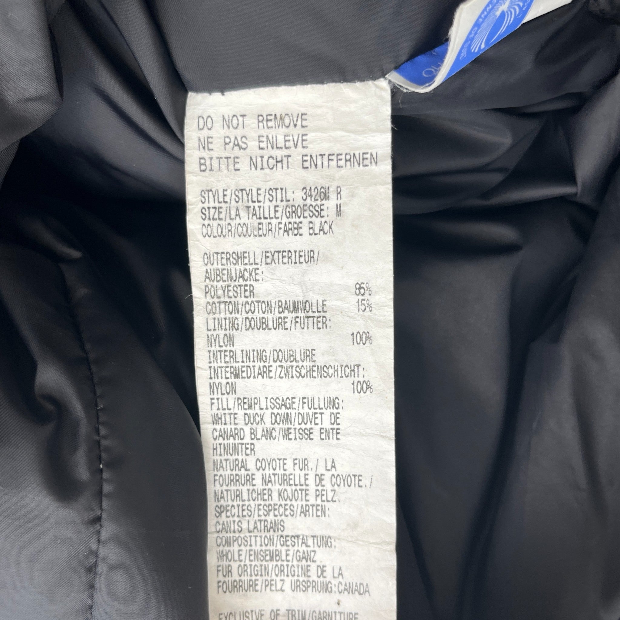 Men's Chateau Down Jacket Black Size M