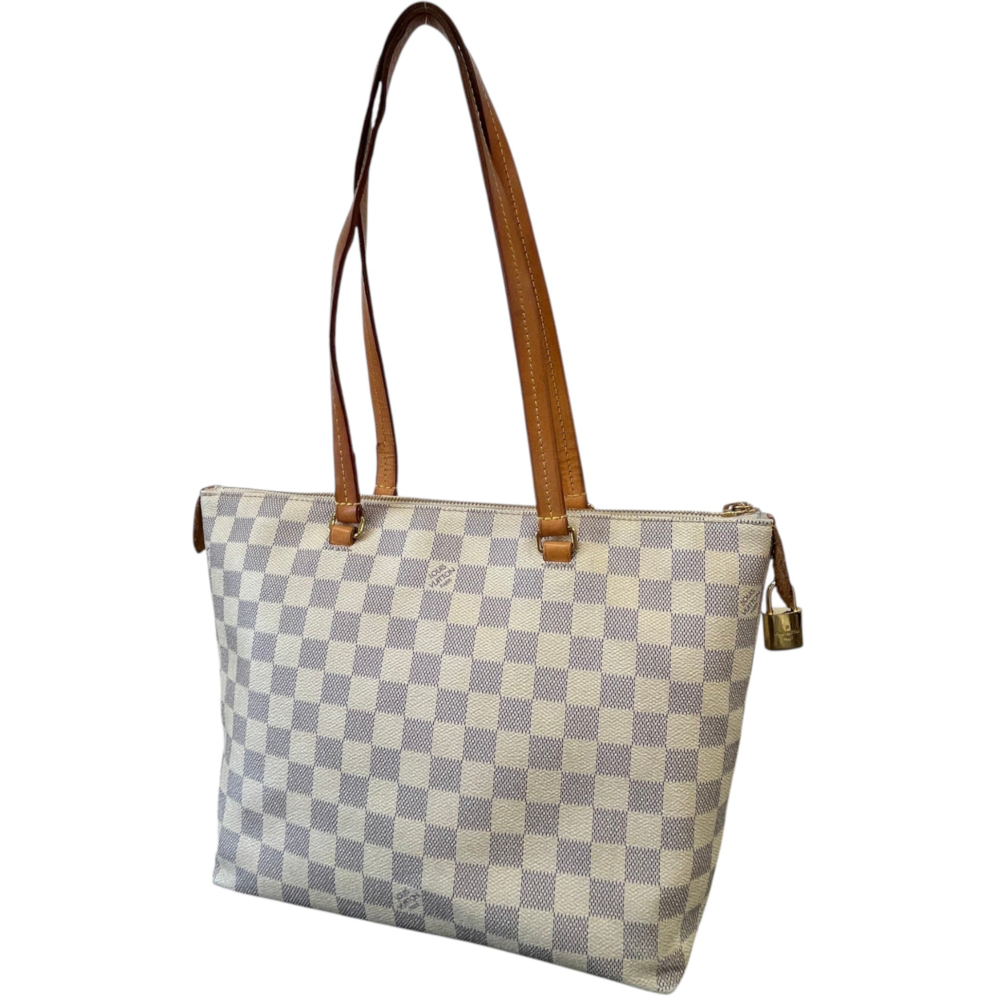Women's Damier Azur Lena Pm Bag White