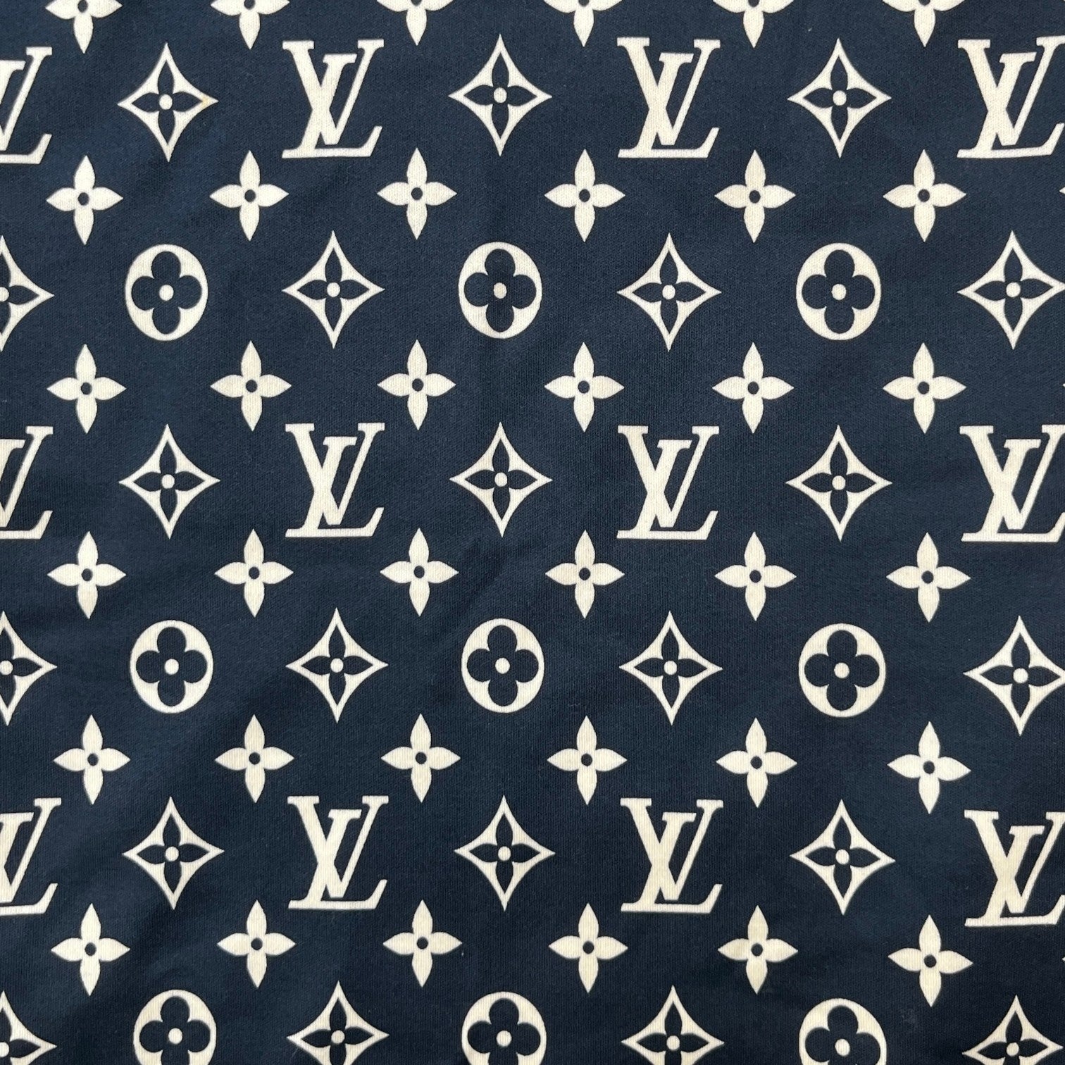 Women's Monogram Chain T-Shirt Navy Size S