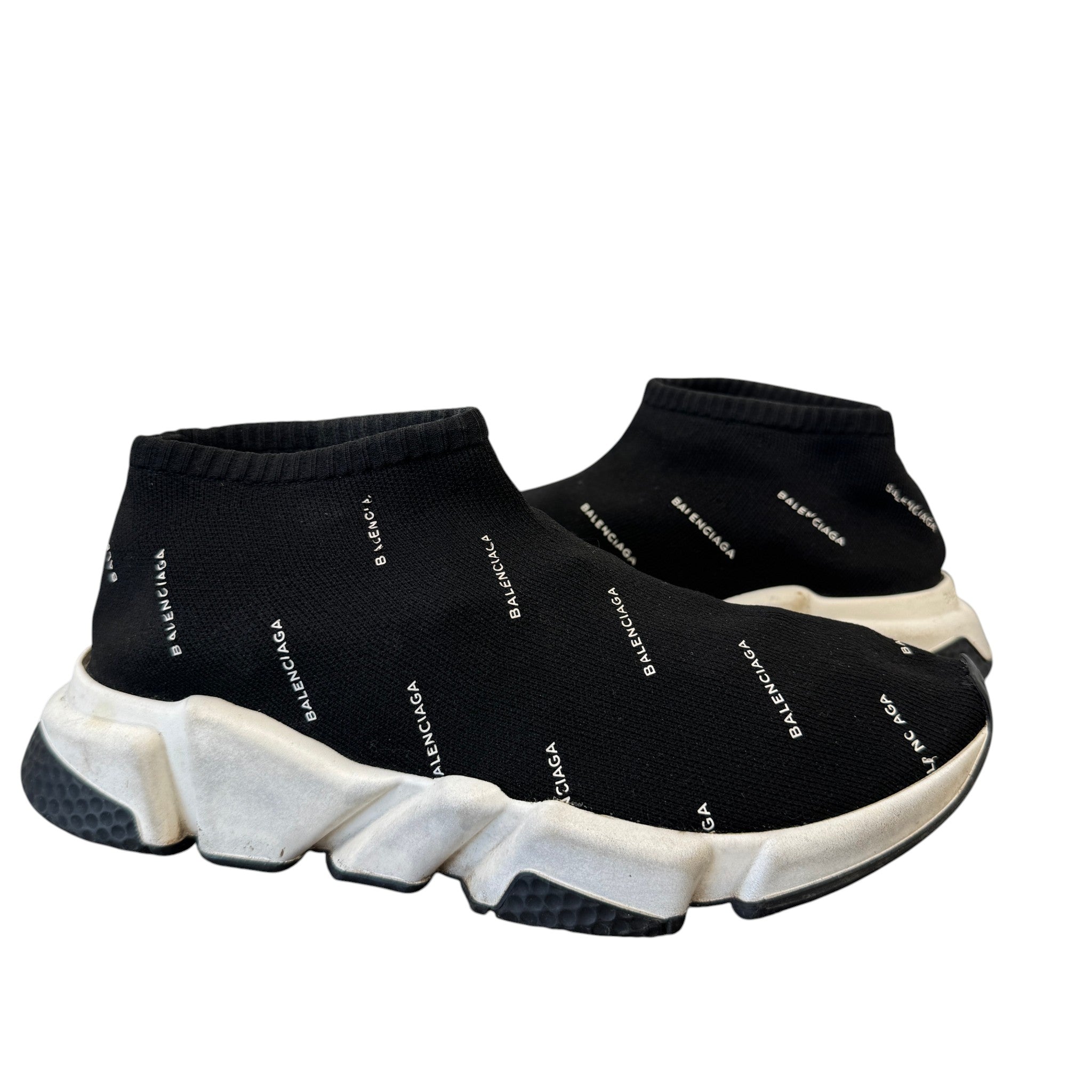 Women's Speed Sock Low Trainers Black Size EU 40 / UK 7