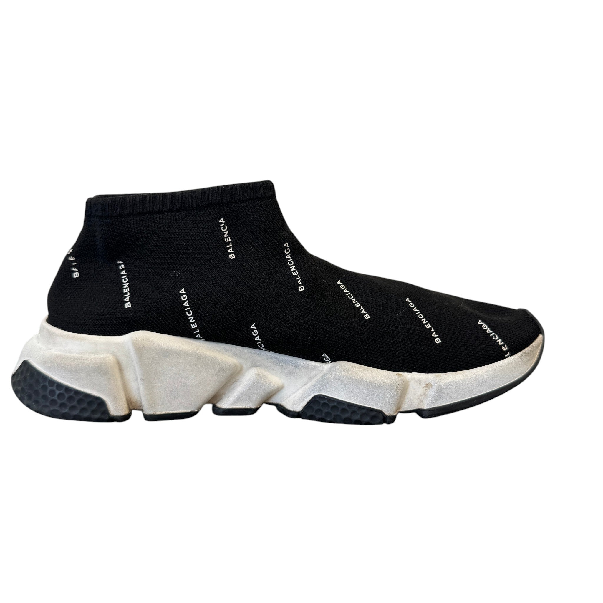 Women's Speed Sock Low Trainers Black Size EU 40 / UK 7