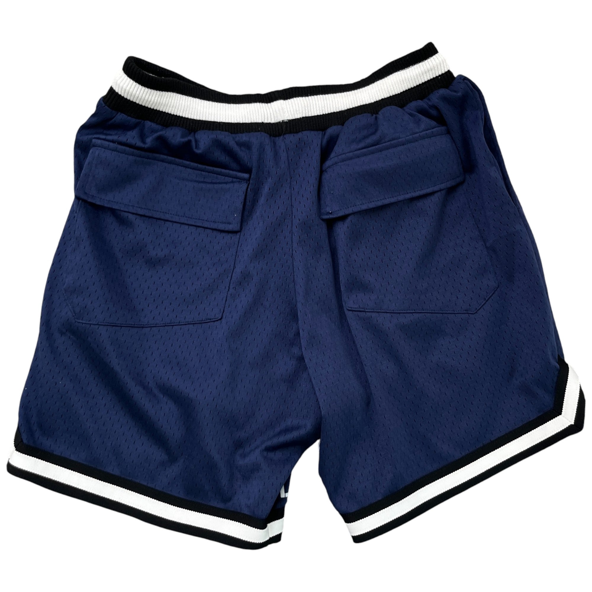 Men's Court Logo Print Shorts Navy Size S