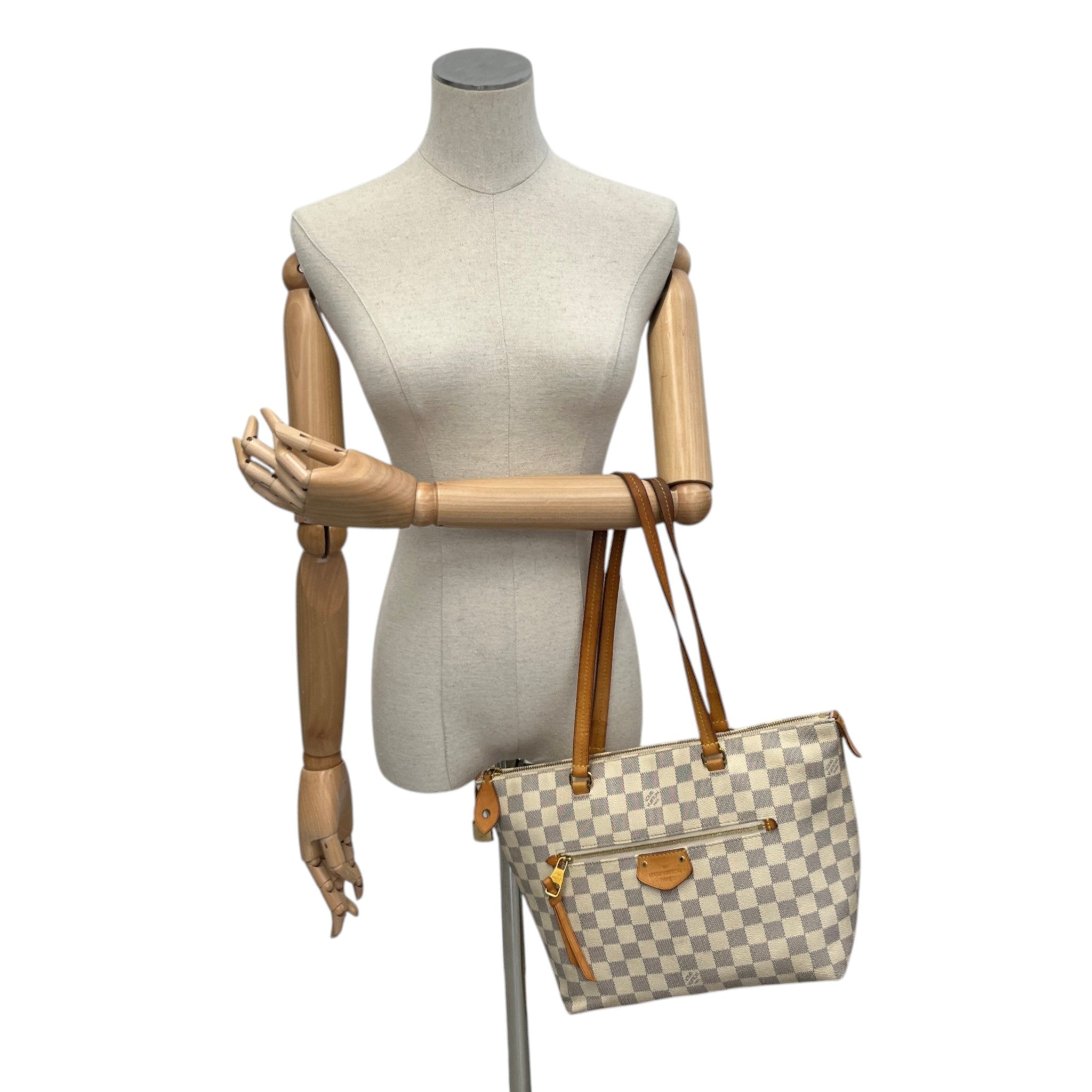 Women's Damier Azur Lena Pm Bag White