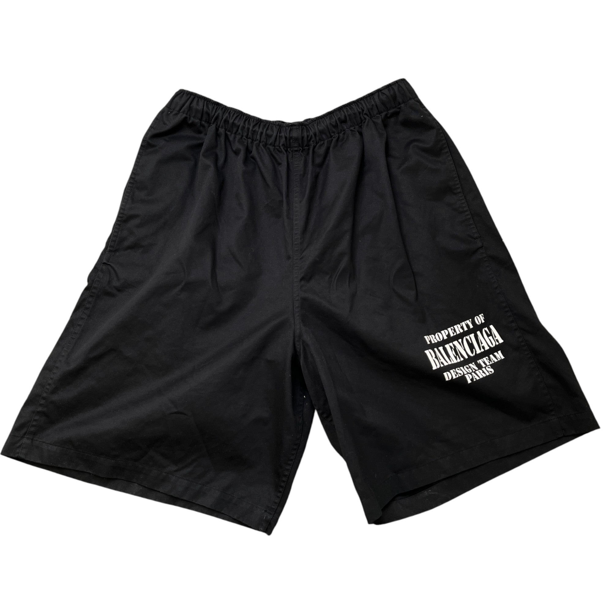 Men's Logo Print Shorts Black Size IT 50 / UK 34