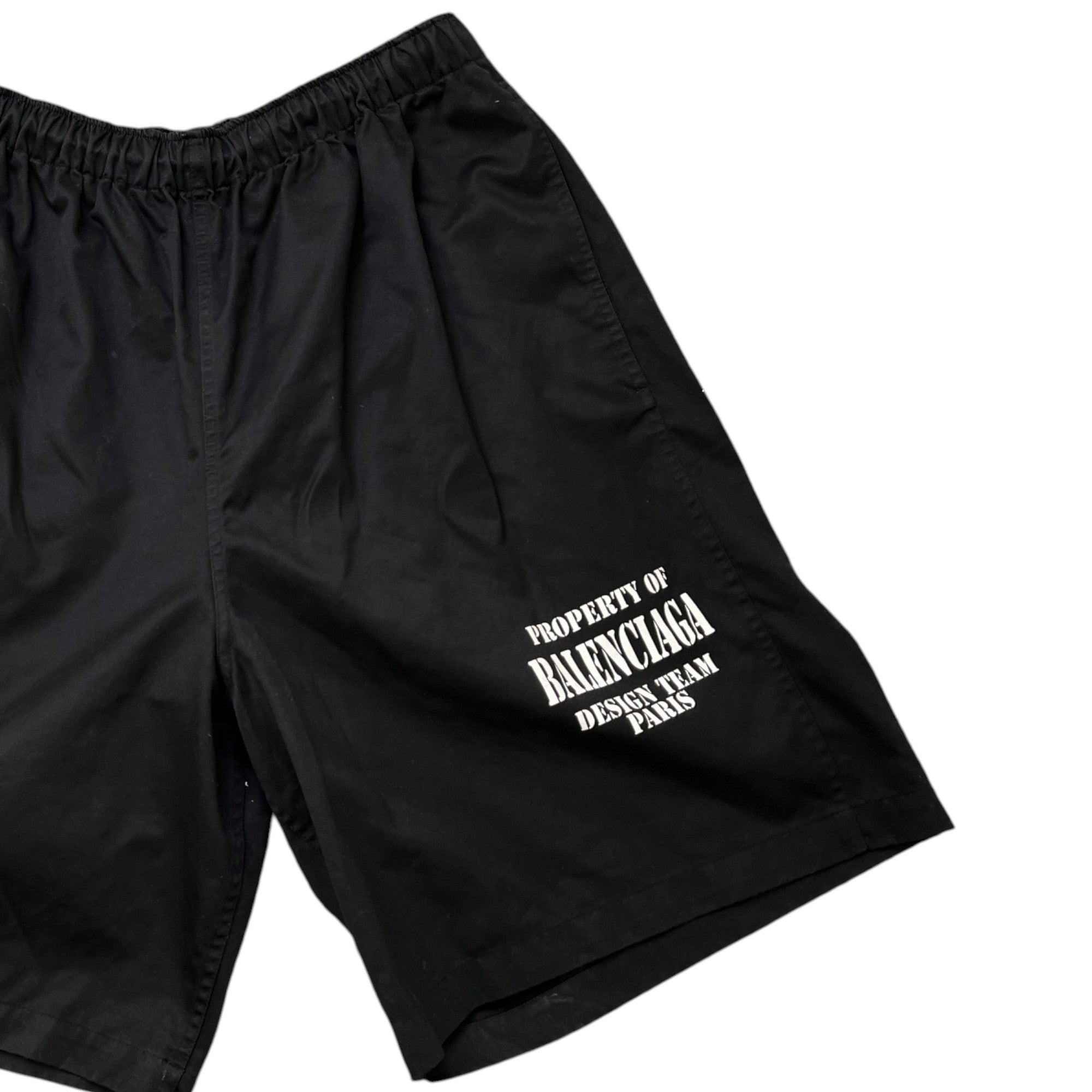 Men's Logo Print Shorts Black Size IT 50 / UK 34