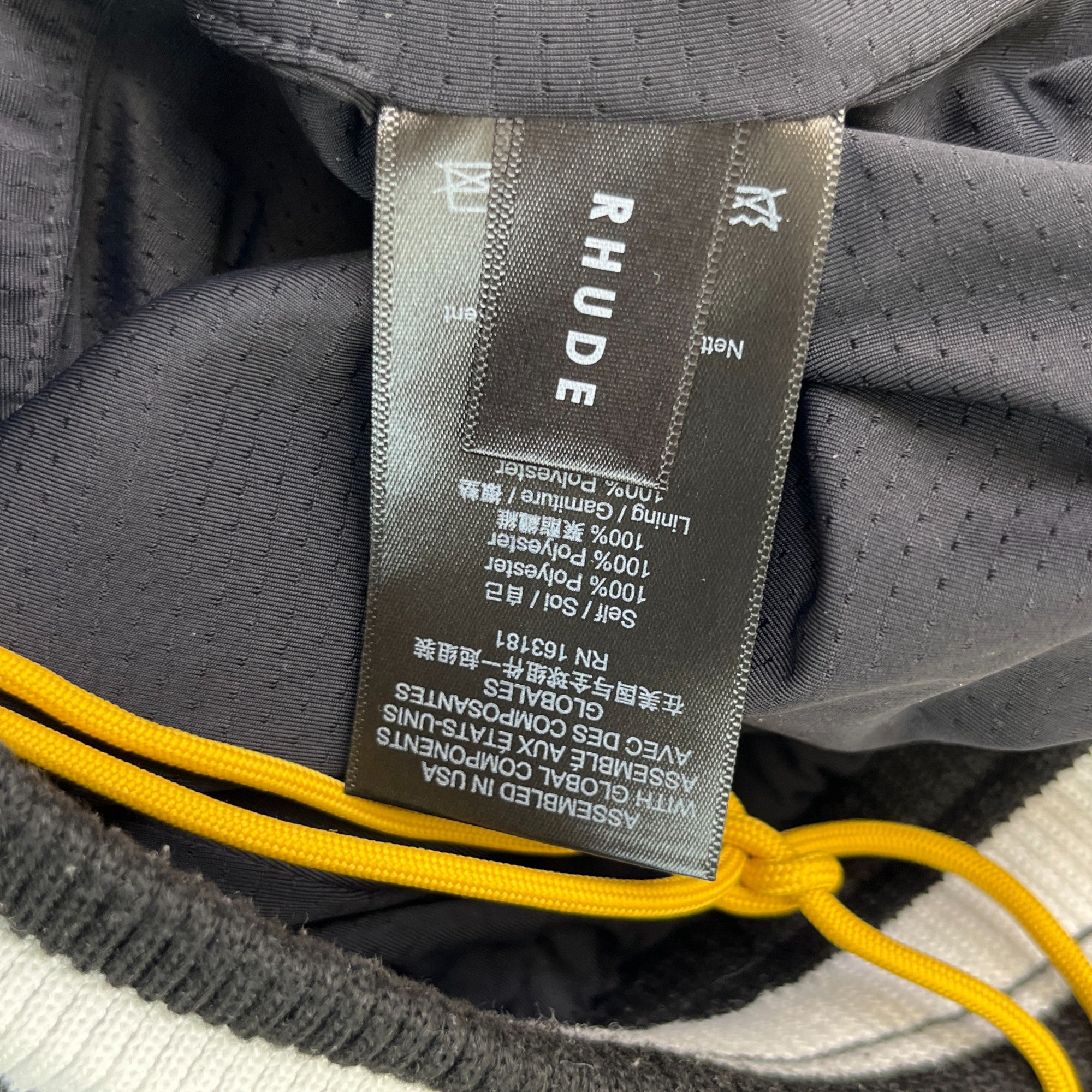 Men's Court Logo Print Shorts Navy Size S