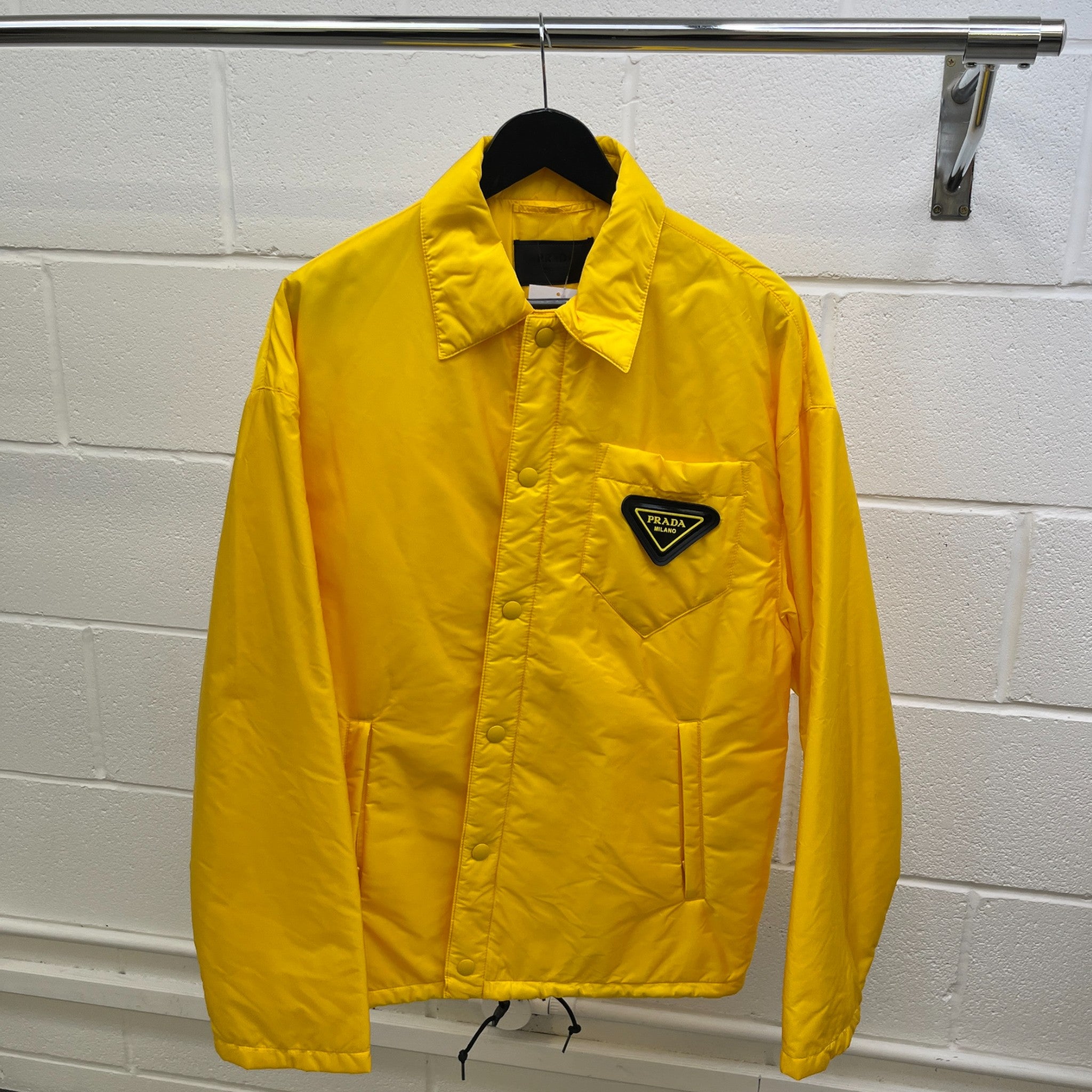 Men's Re-Nylon Lightweight Jacket Yellow Size L