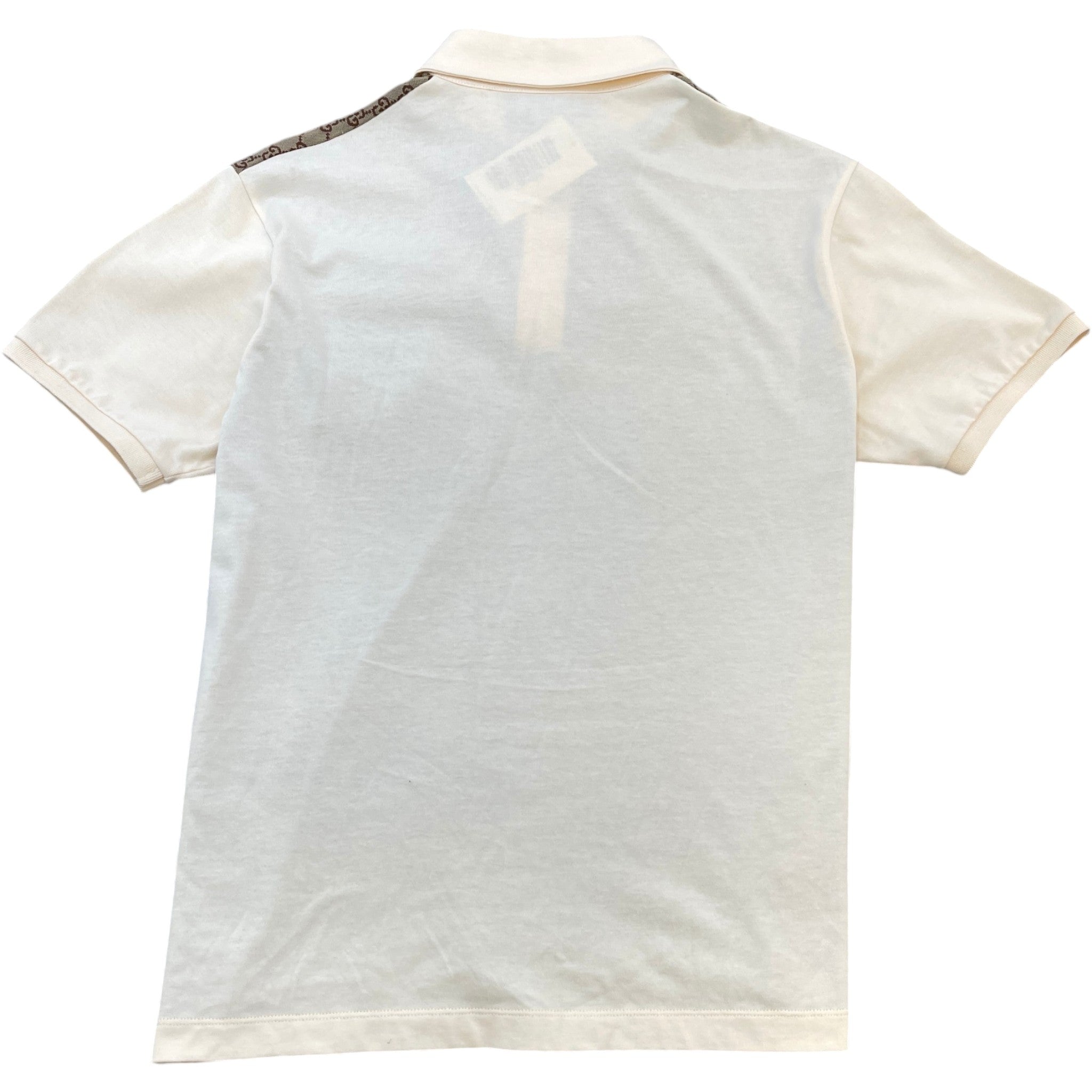 Men's Gg Supreme Polo Shirt Beige Size M