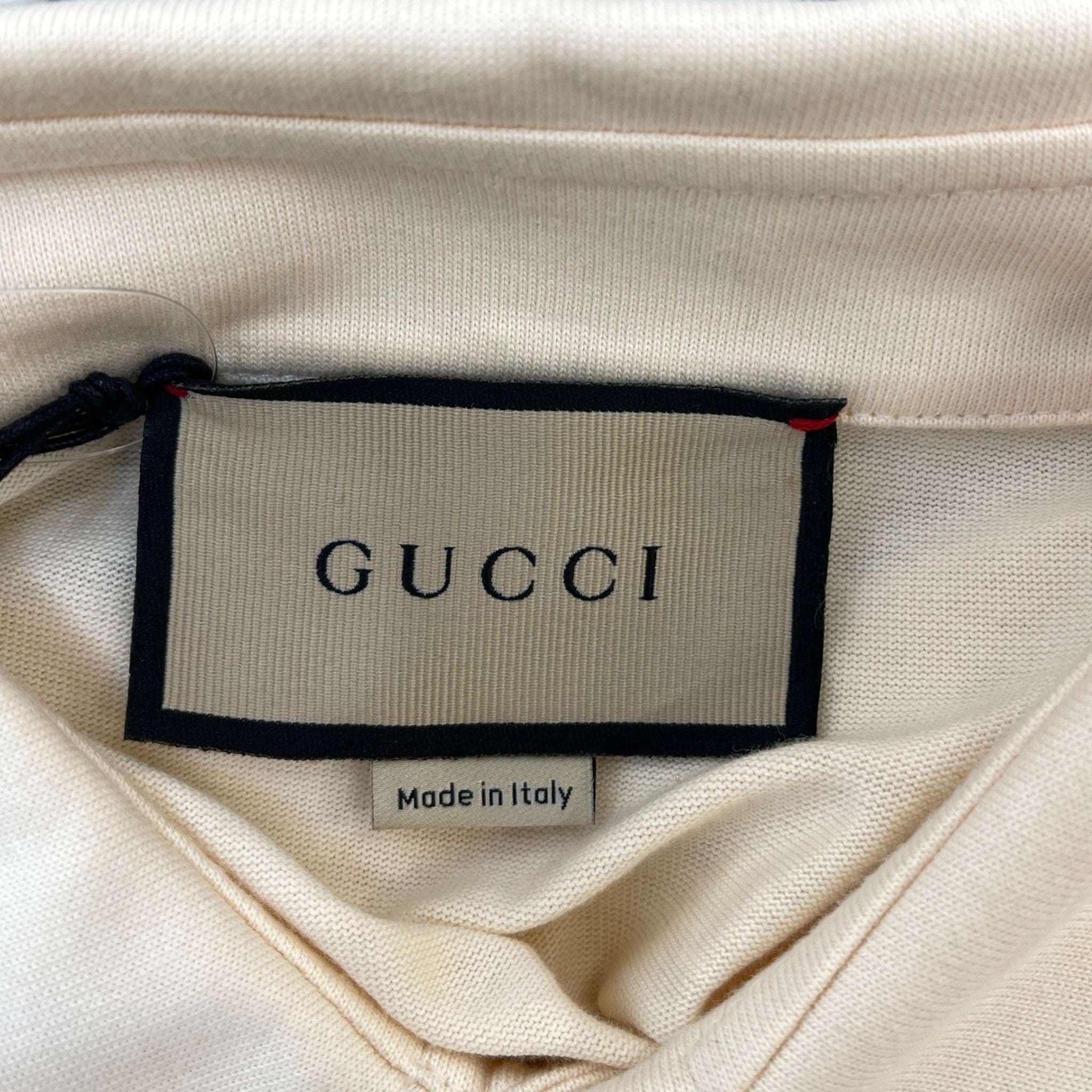 Men's Gg Supreme Polo Shirt Beige Size M