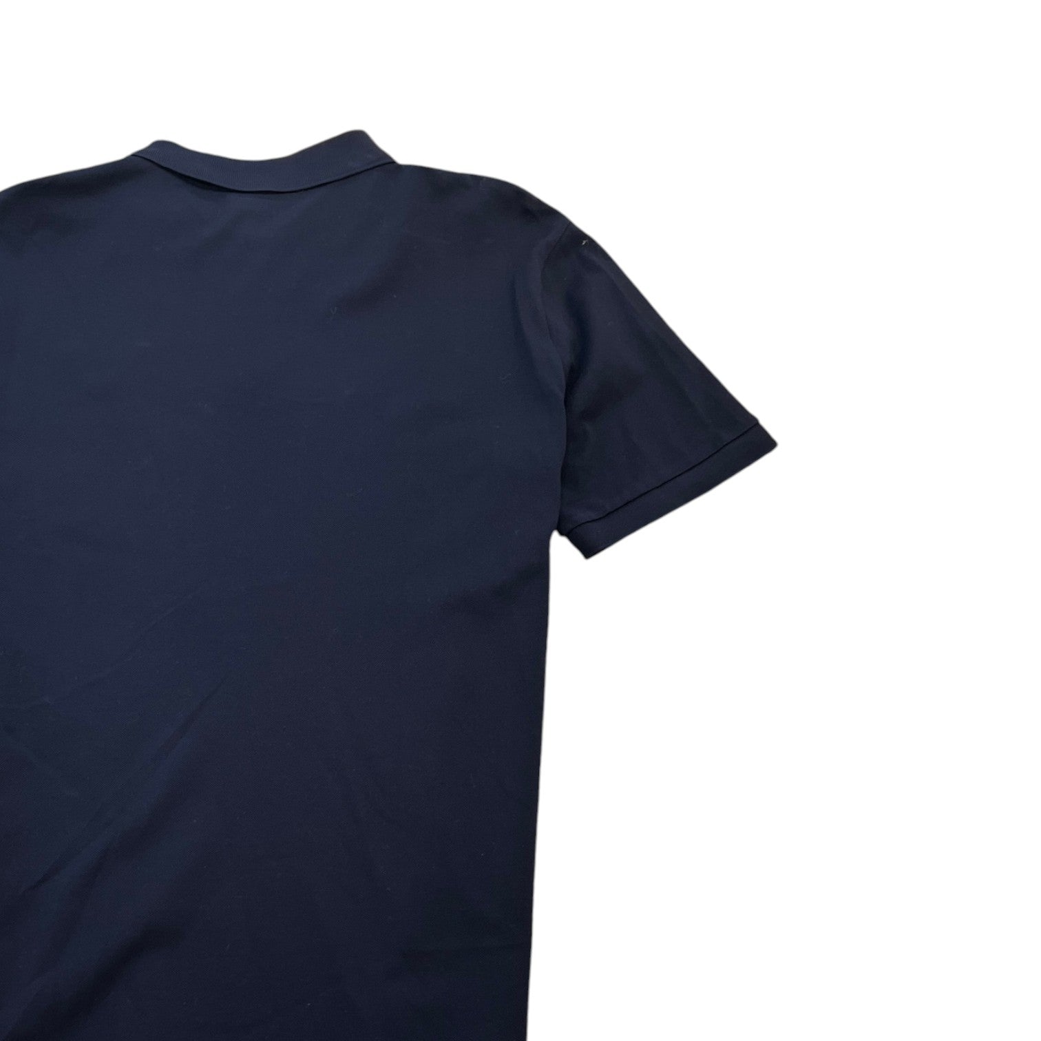 Men's Triangle Logo Polo Shirt Navy Size L