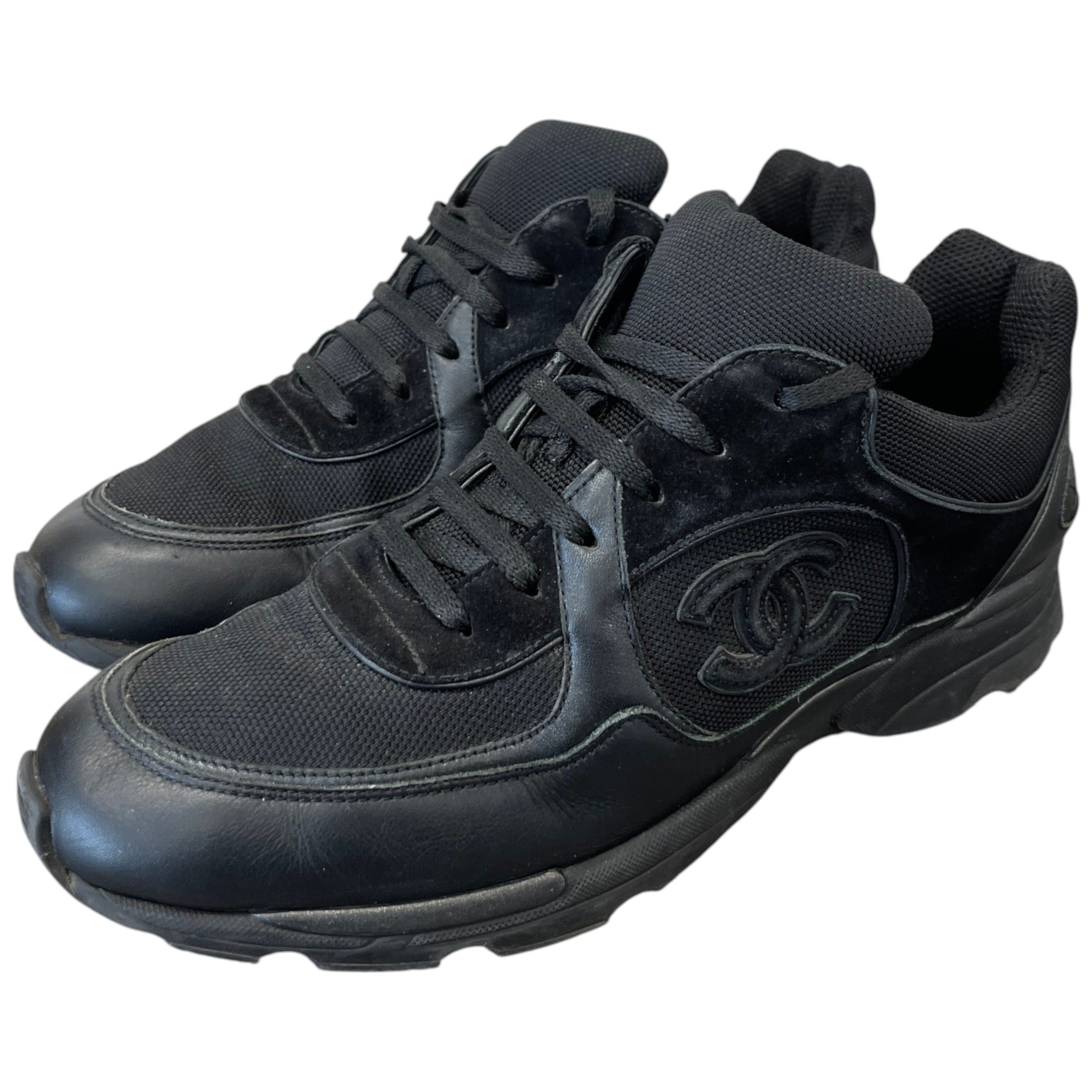 Men's Cc Runners Low Trainers Black Size EU 41 / UK 7