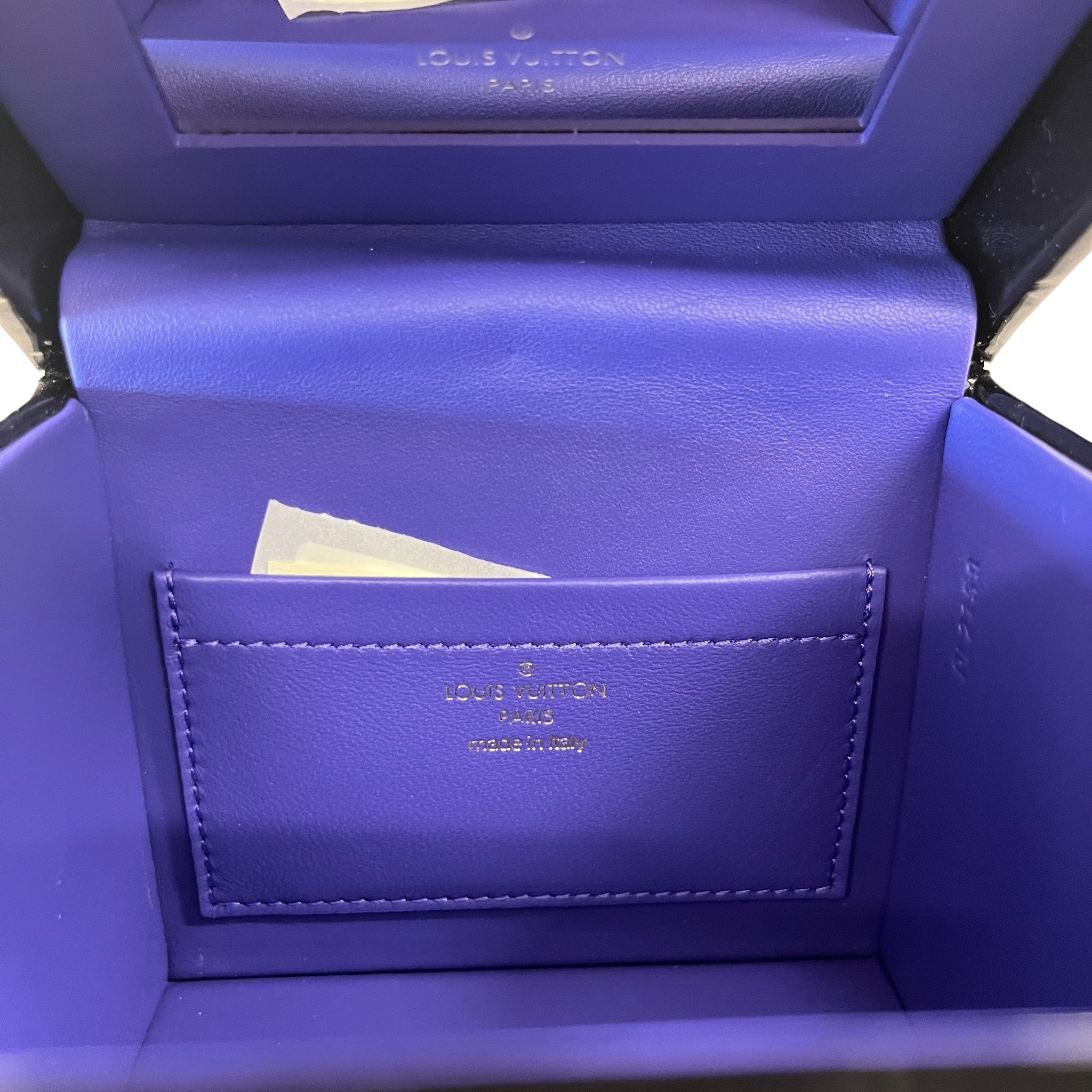 Men's Vernis Leather Bleecker Box Bag Black