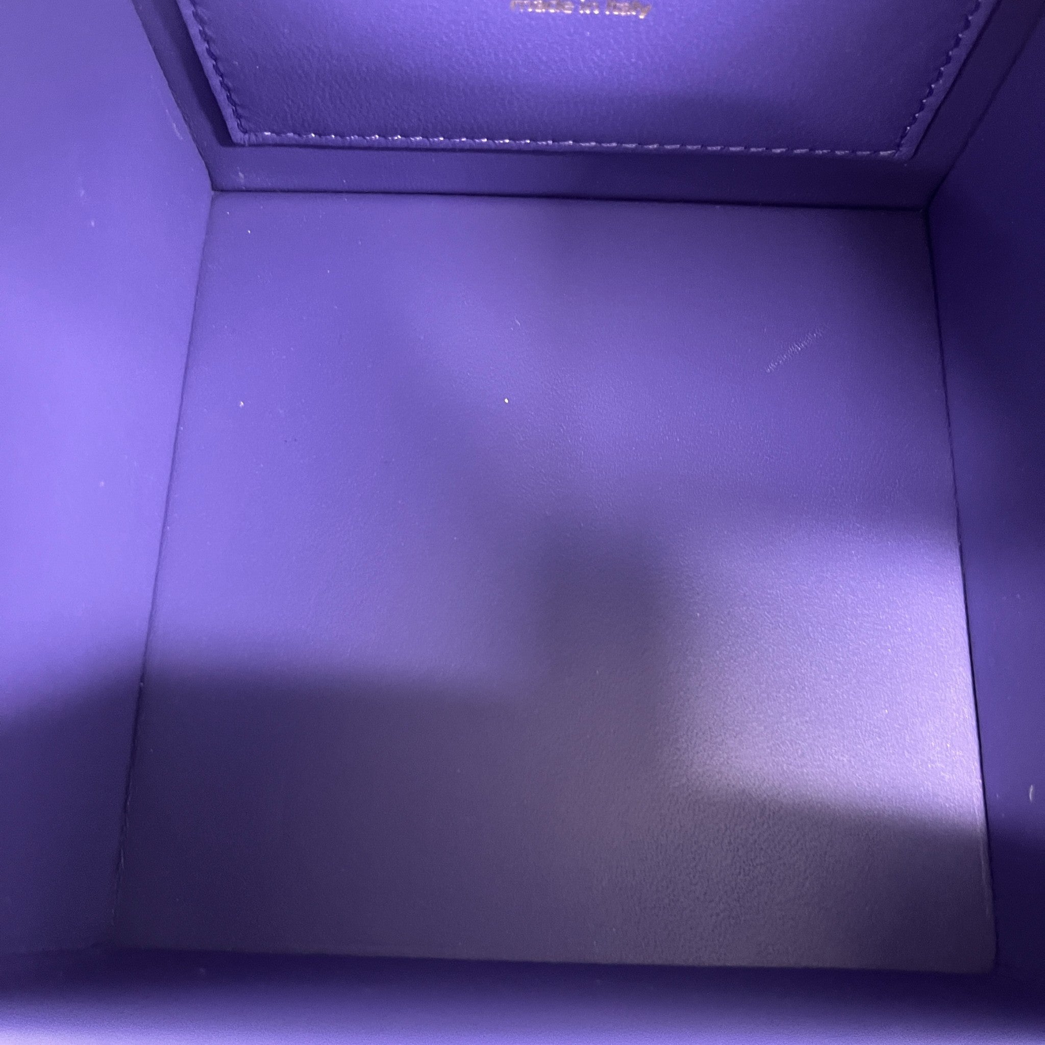 Men's Vernis Leather Bleecker Box Bag Black