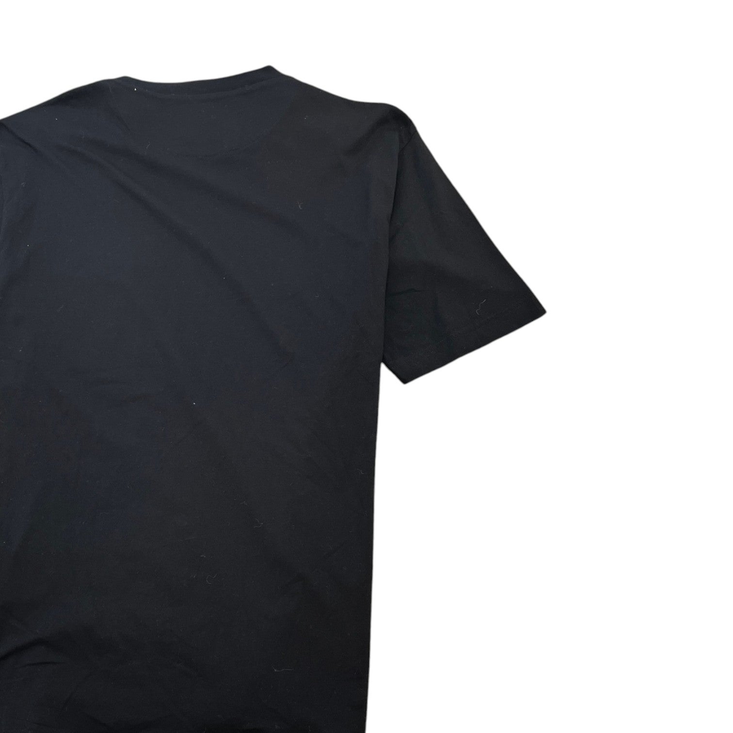 Men's Re-Nylon Plaque Logo T-Shirt Black Size L