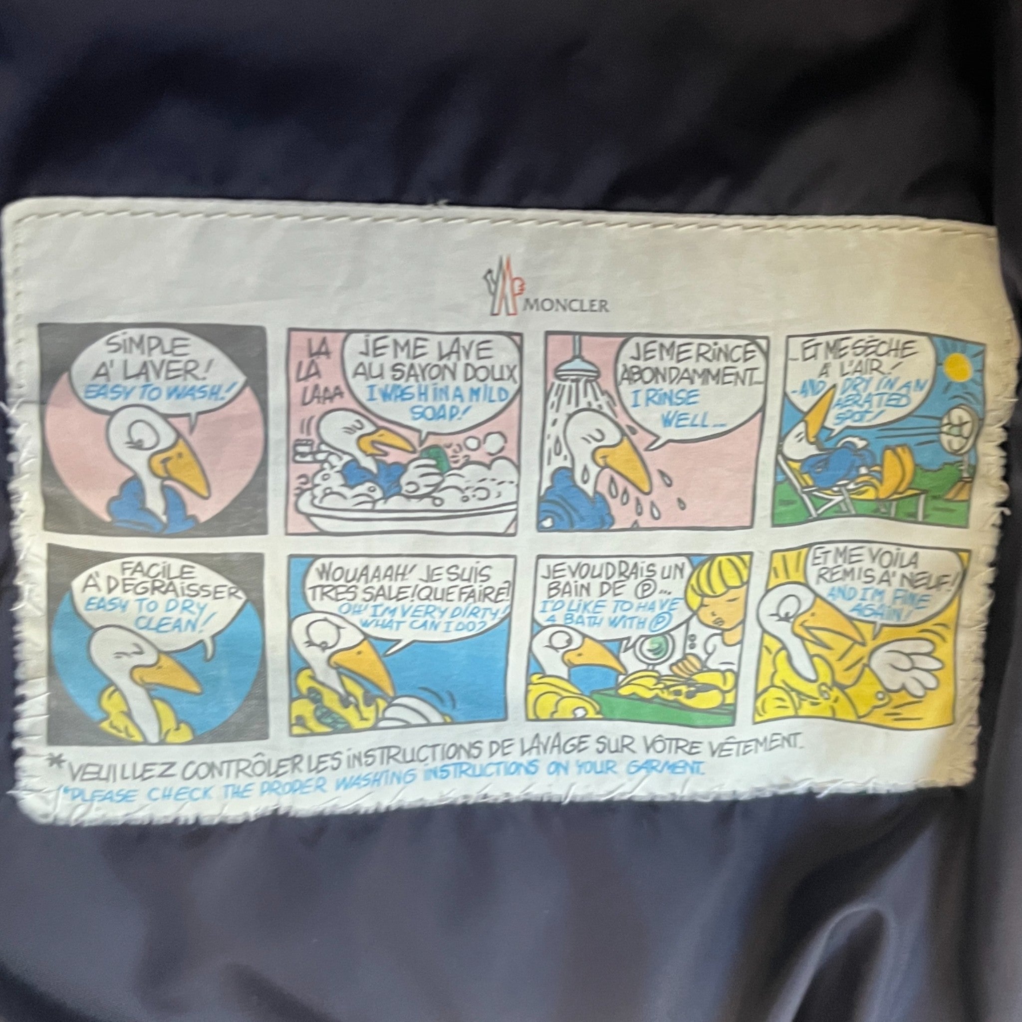 Men's Cluny Down Jacket Navy Size 4 / XL