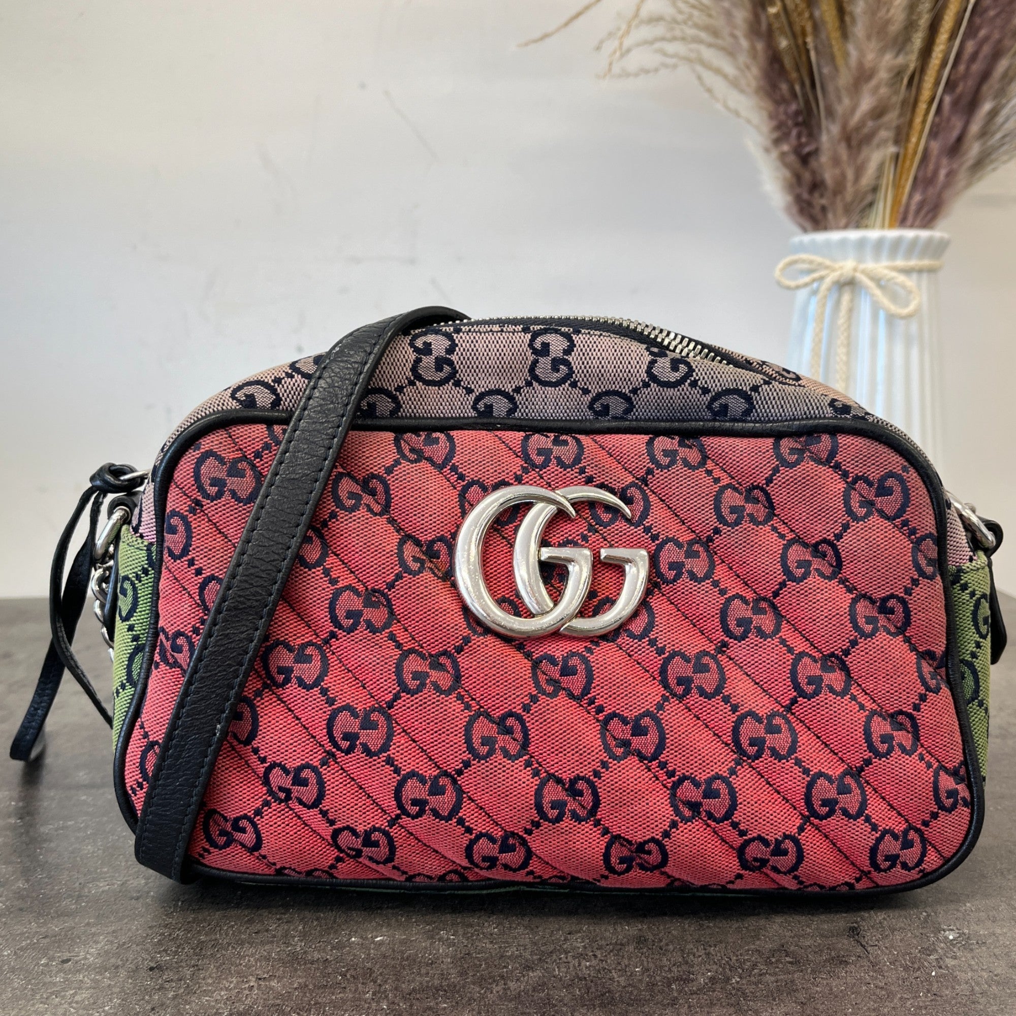 Women's Gg Marmont Matelasse Bag Multi-Coloured