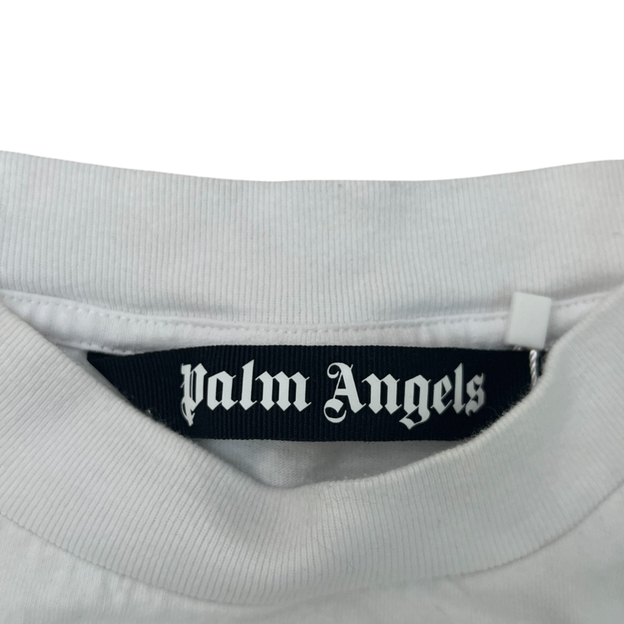 Men's Logo Print T-Shirt White Size XL