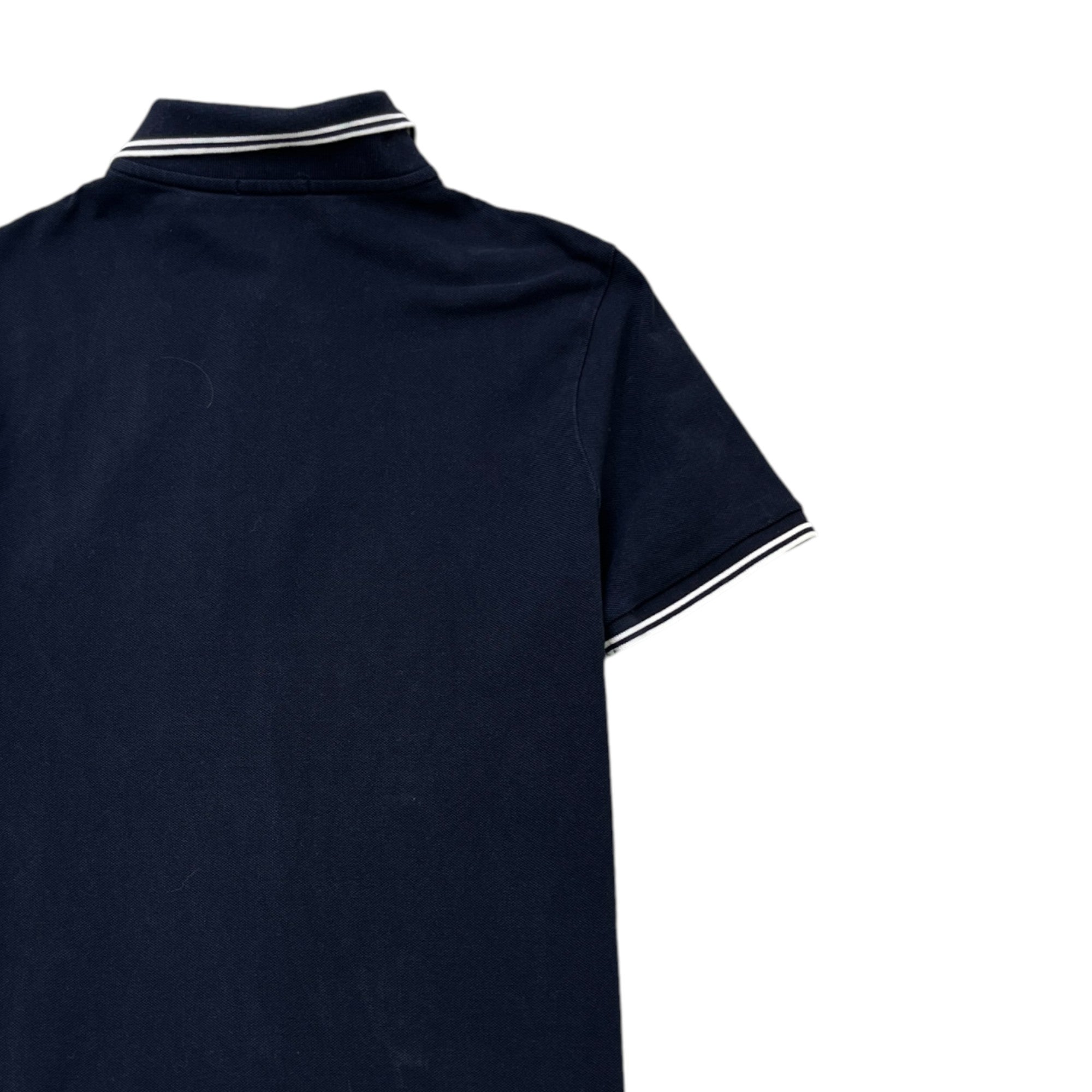 Men's Maglia Polo Shirt Navy Size S