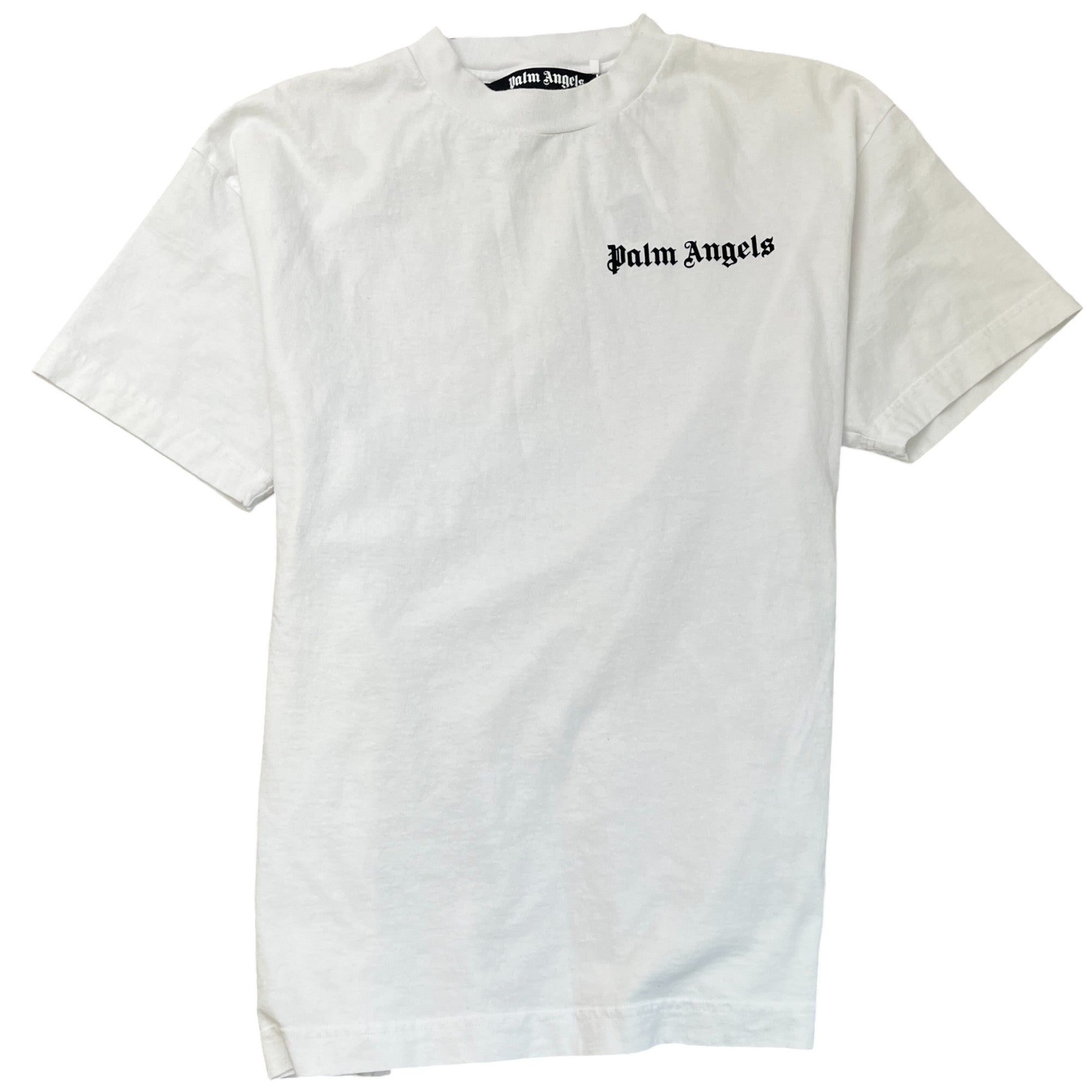 Men's Logo Print T-Shirt White Size XL