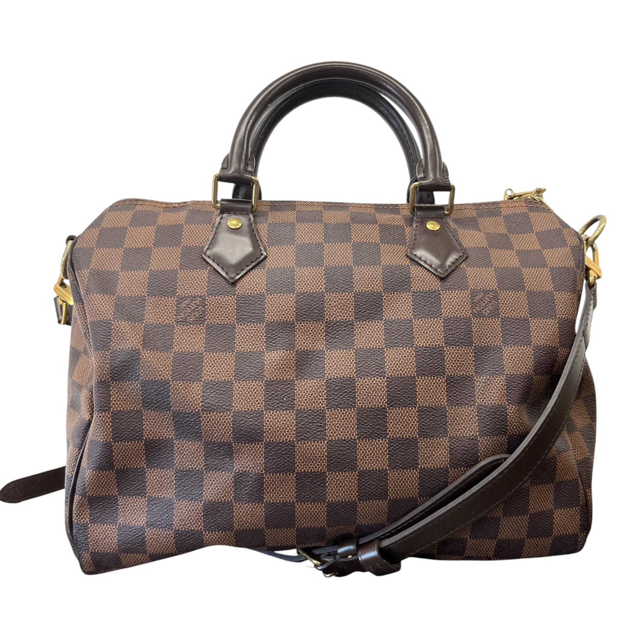 Women's Damier Ebene Speedy 30 Bag Brown