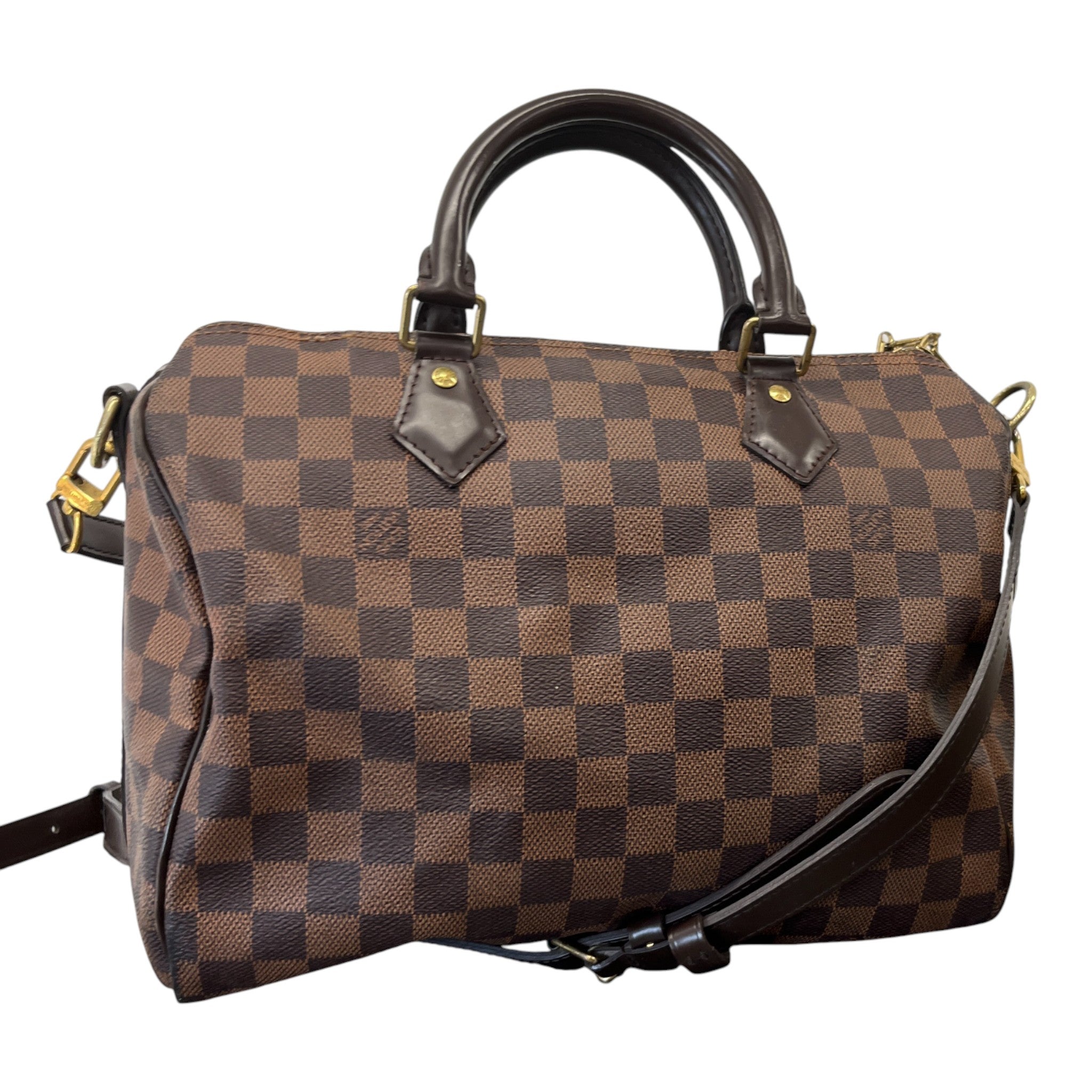 Women's Damier Ebene Speedy 30 Bag Brown