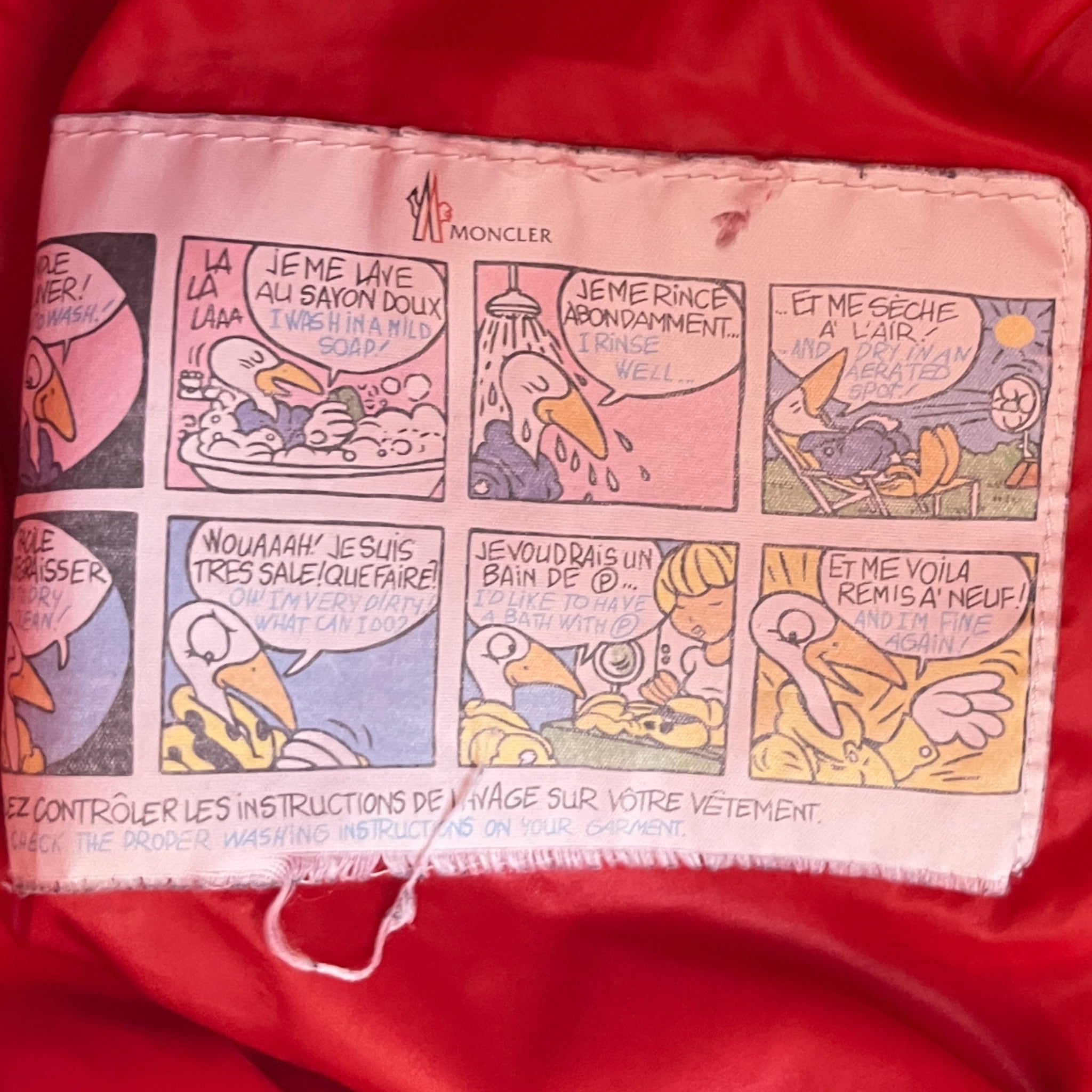 Men's Gaston Down Jacket Red Size 4 / XL