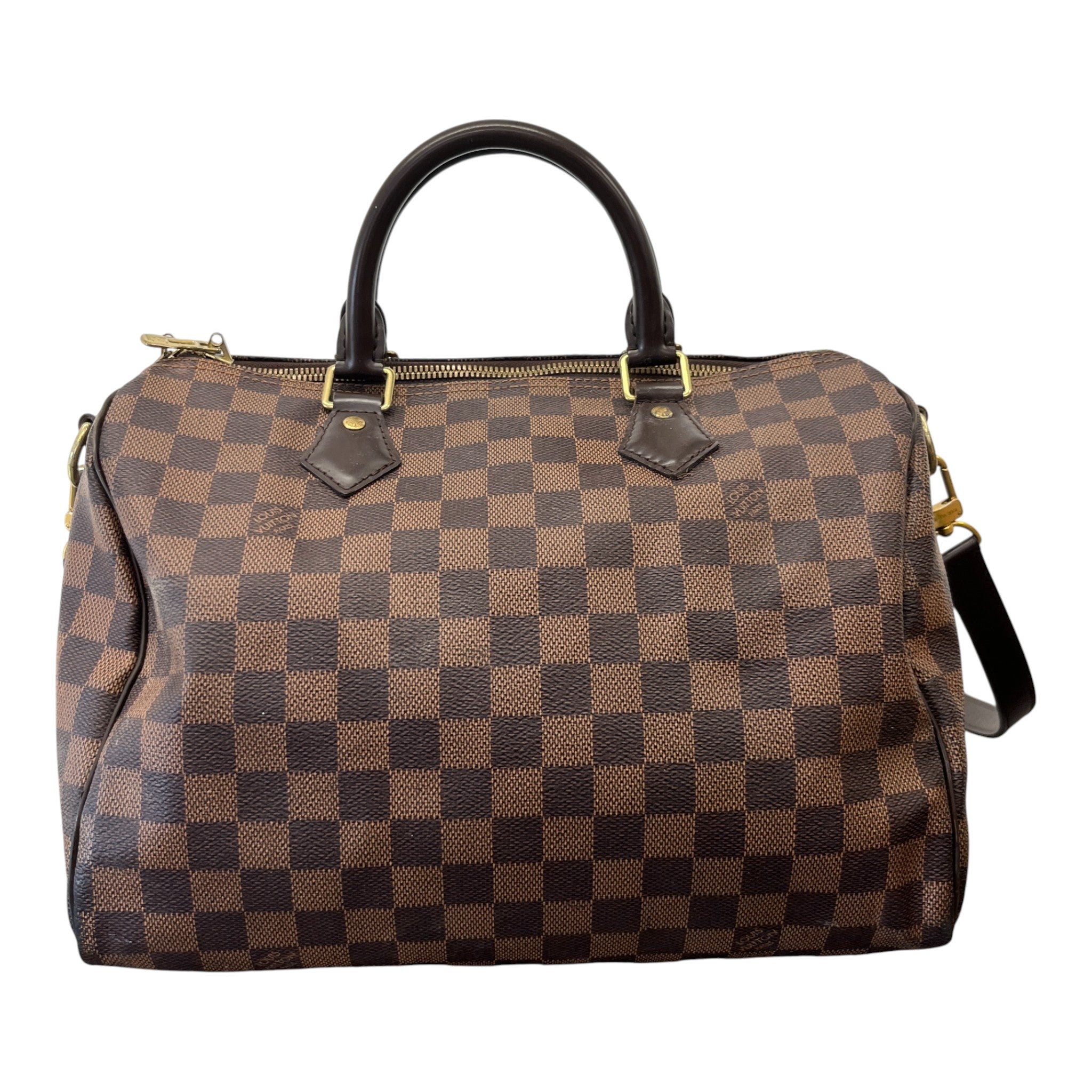 Women's Damier Ebene Speedy 30 Bag Brown