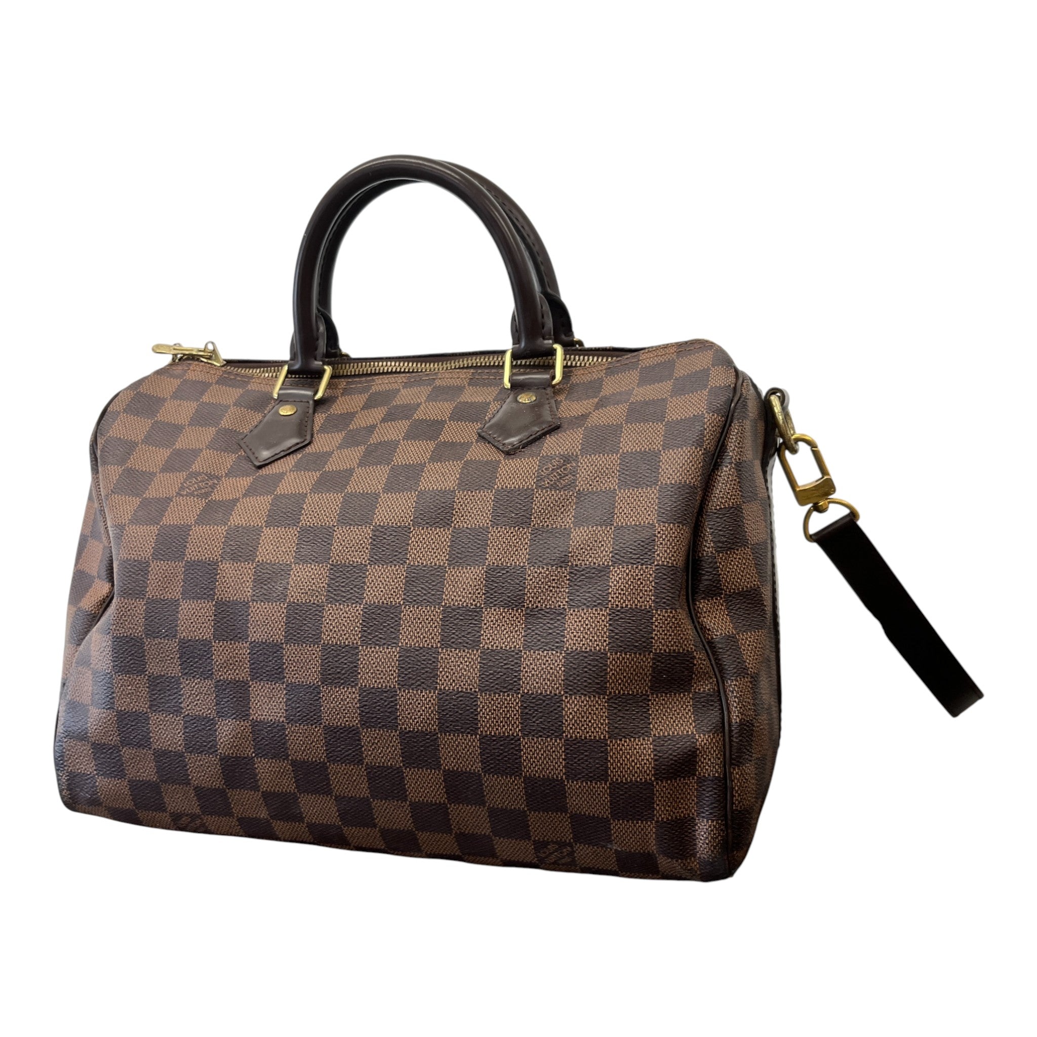 Women's Damier Ebene Speedy 30 Bag Brown