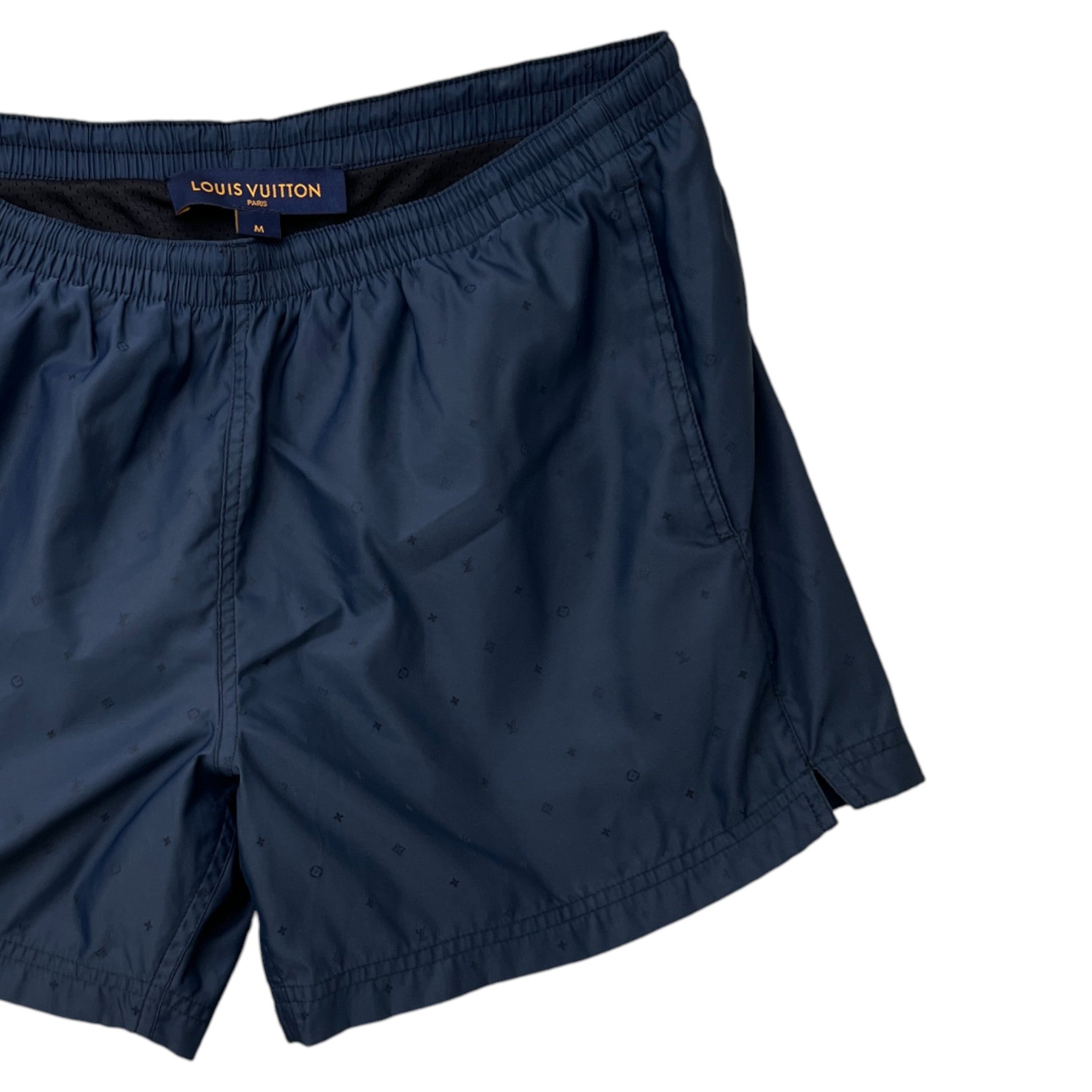 Men's Monogram Swim Shorts Navy Size M