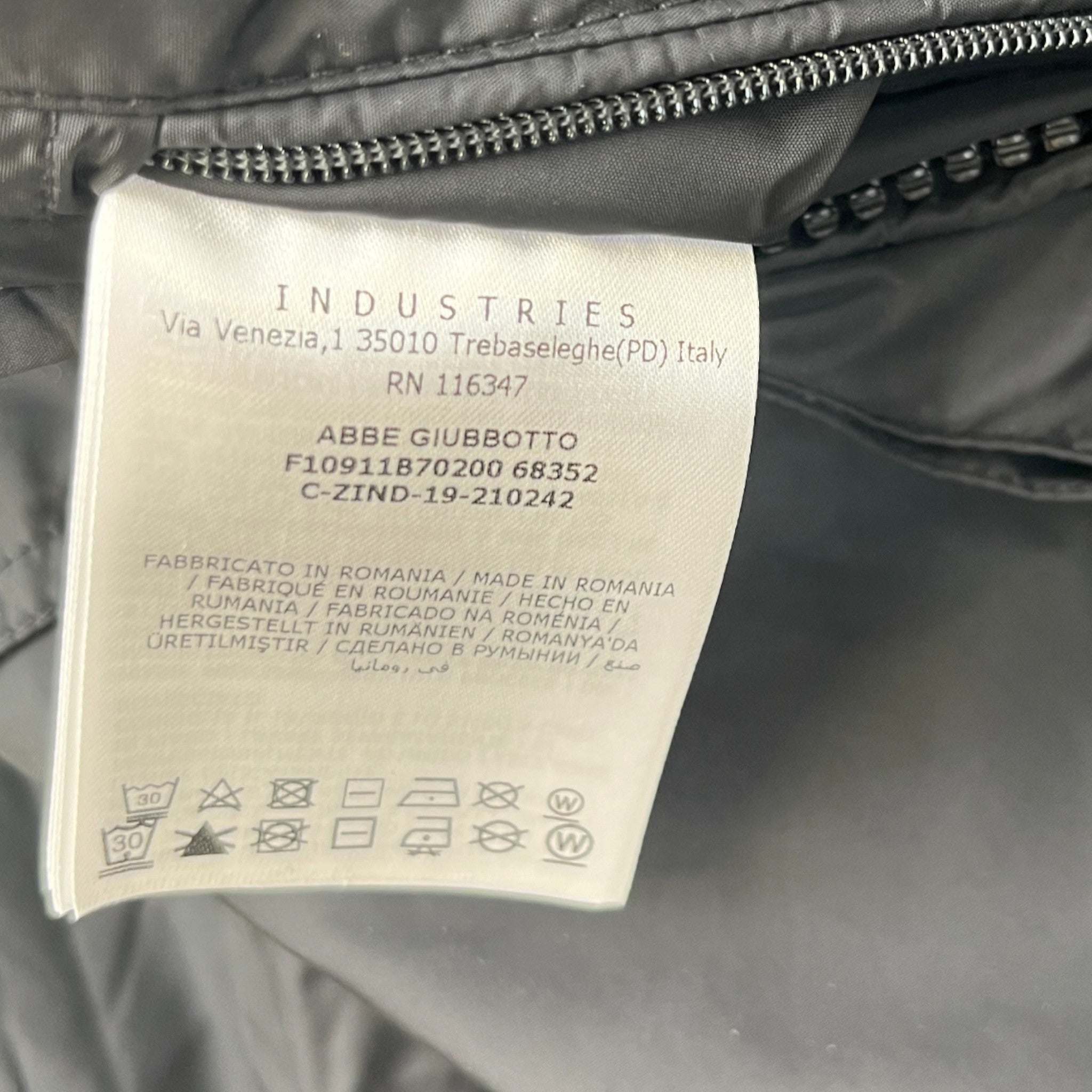 Men's Abbe Windbreaker Black Size 0/XS