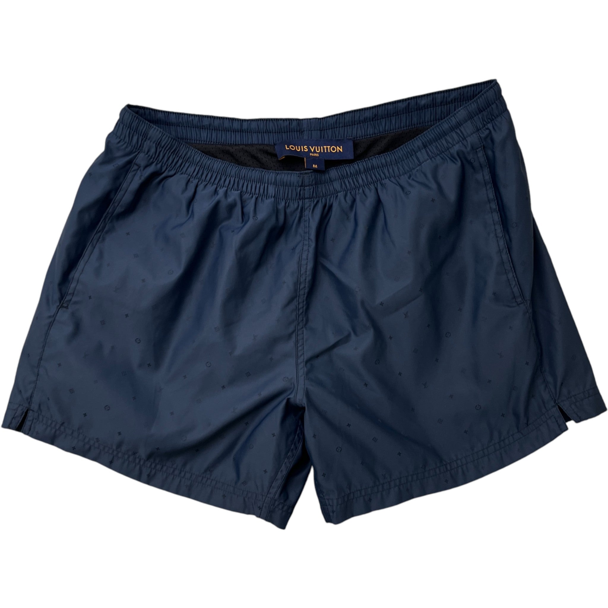 Men's Monogram Swim Shorts Navy Size M
