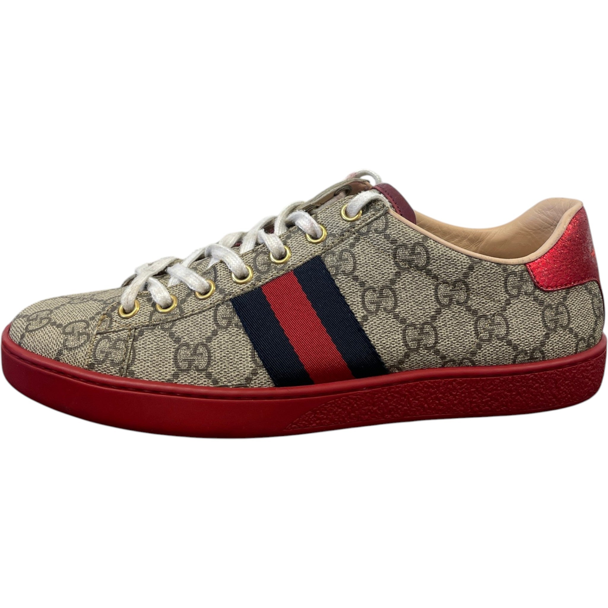 Women's Ace Low Trainers Beige Size EU 37.5 / UK 4.5