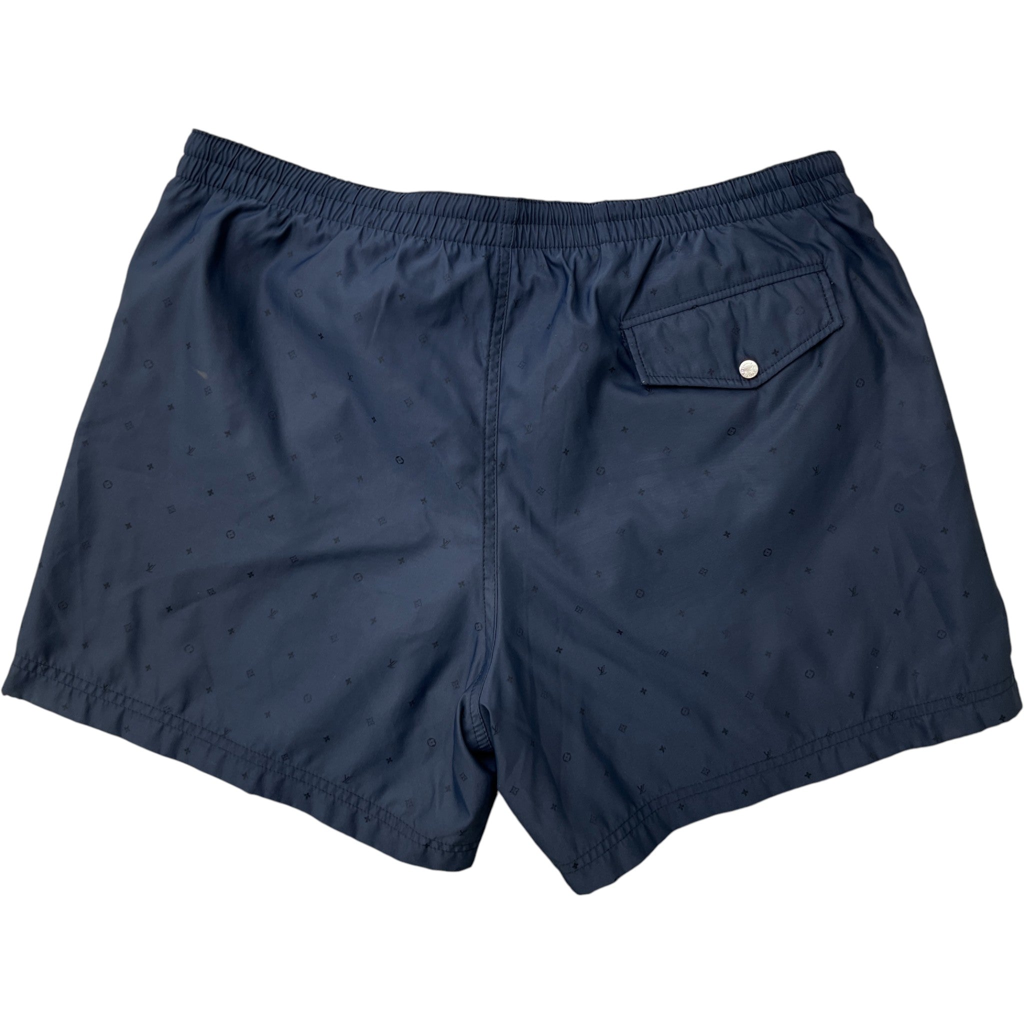 Men's Monogram Swim Shorts Navy Size M