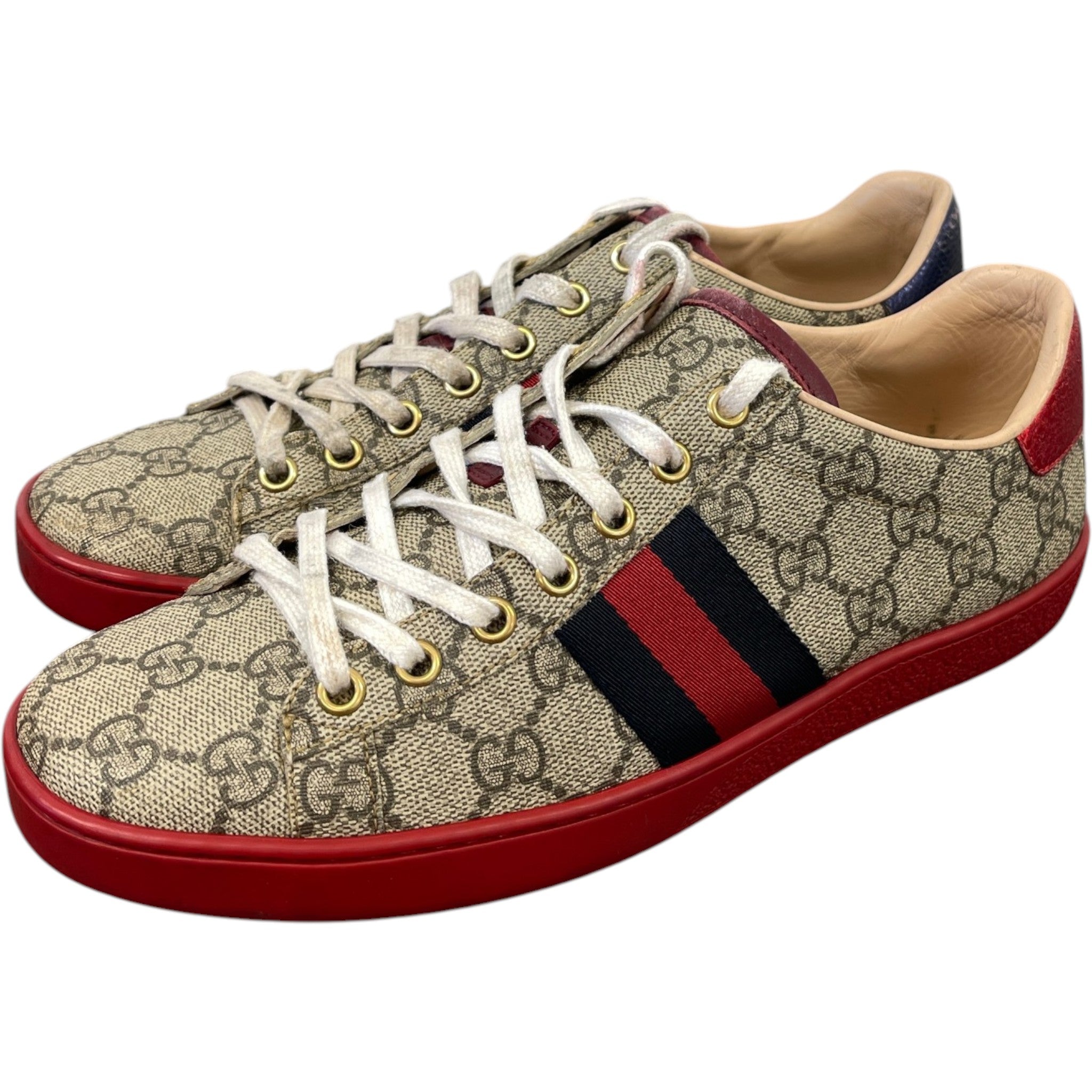 Women's Ace Low Trainers Beige Size EU 37.5 / UK 4.5