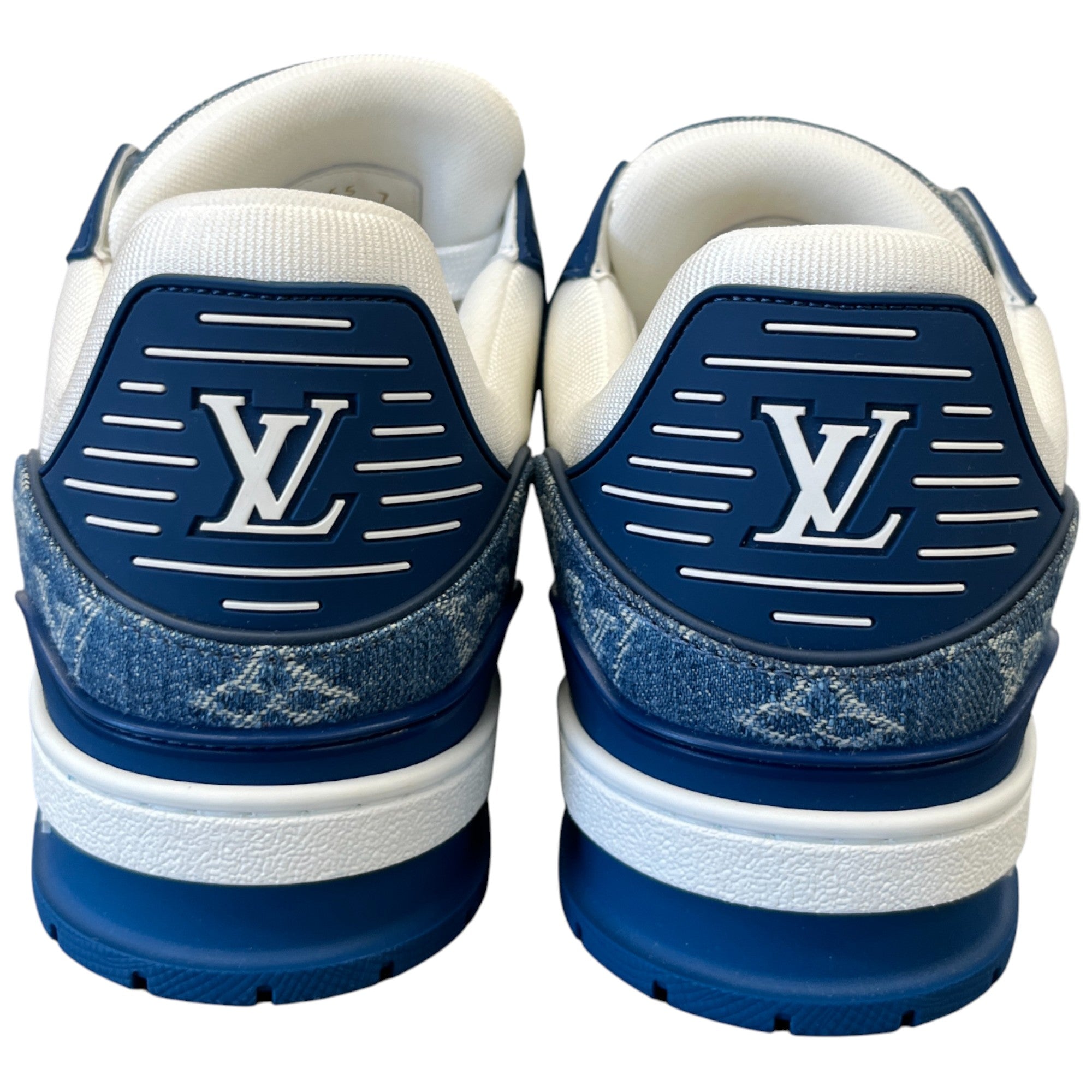 Men's Lv Denim Low Trainers Blue Size EU 41 / UK 7