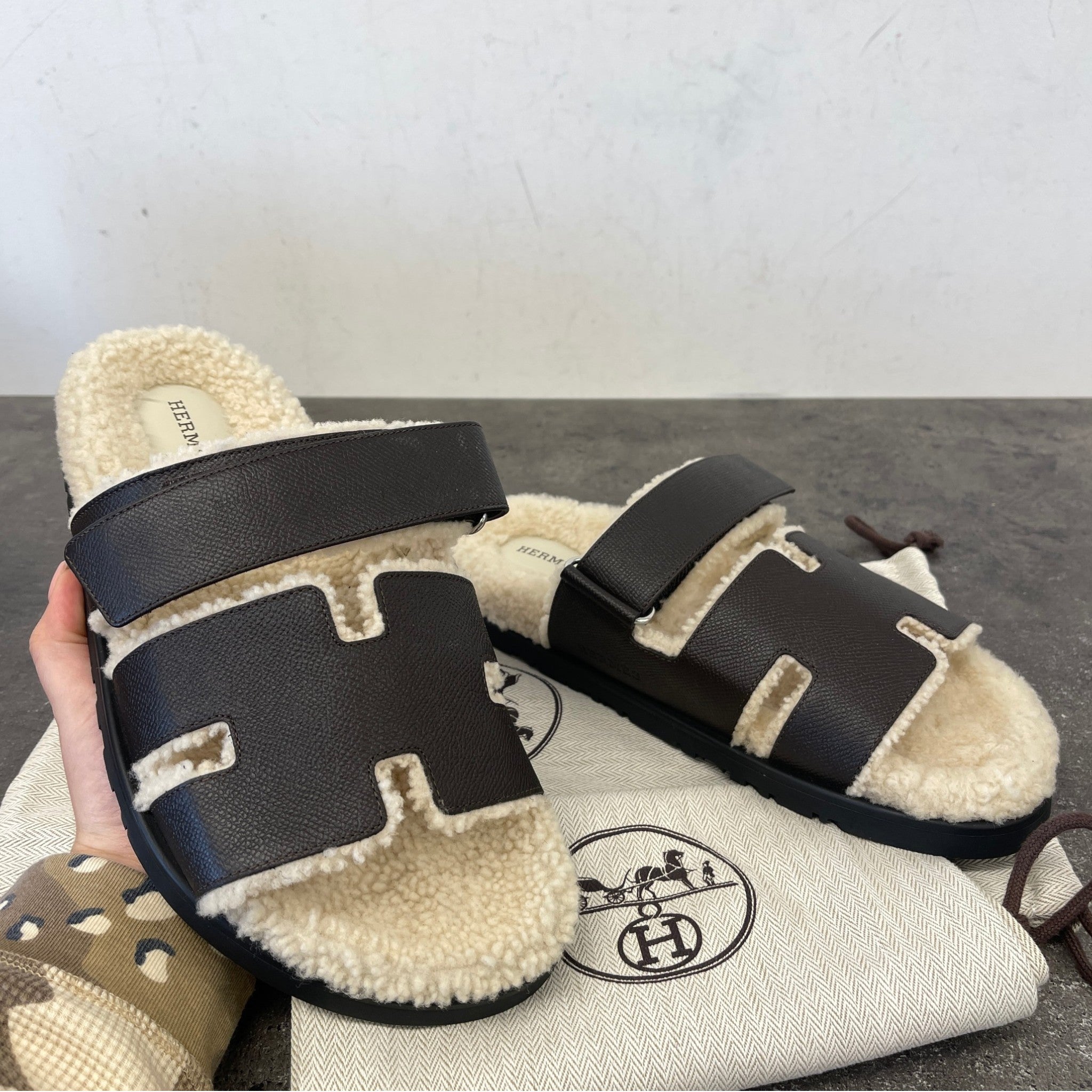 Men's Chypre Sandals Black Size EU 42.5 / UK 8.5