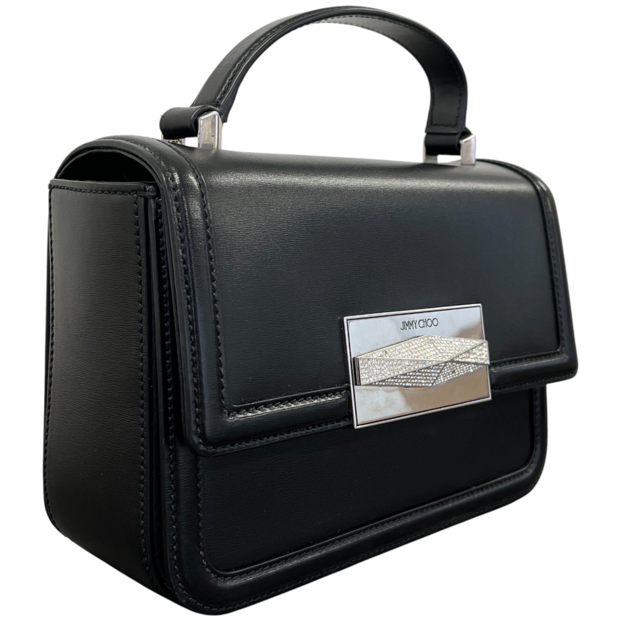 Women's Diamond Top Handle Bag Black