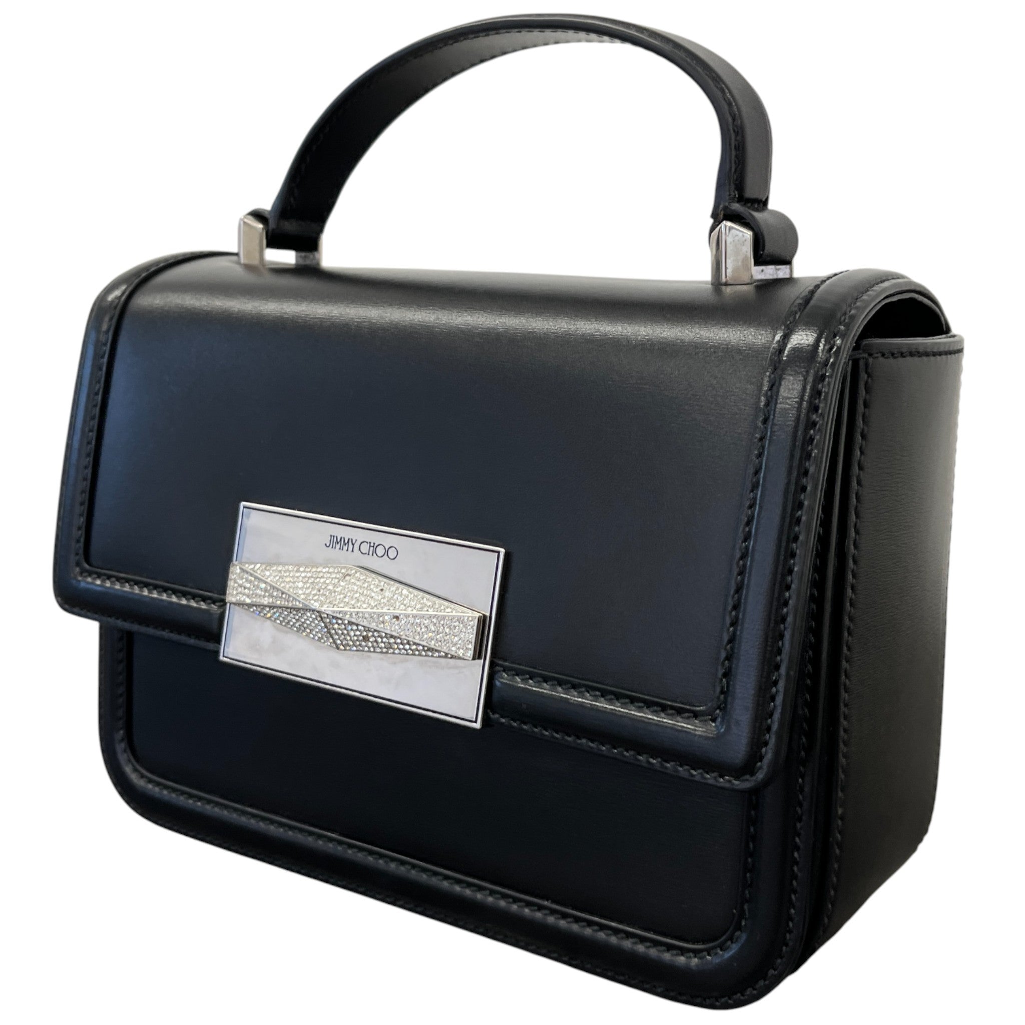 Women's Diamond Top Handle Bag Black