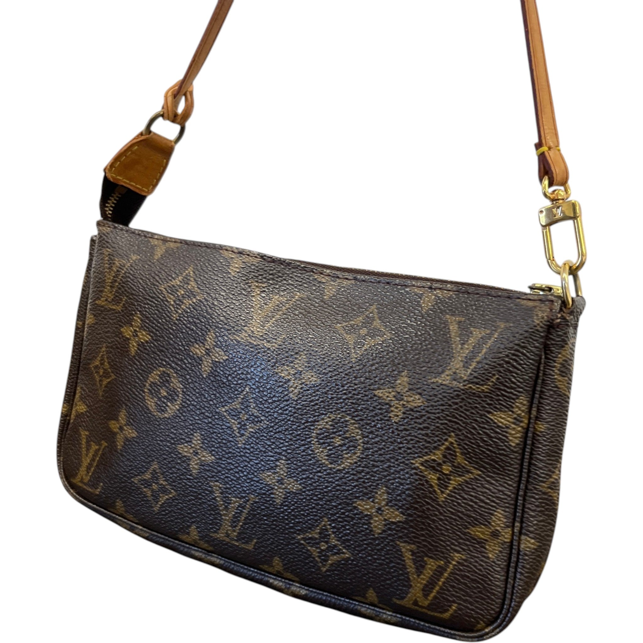 Women's Monogram Pochette Bag Brown