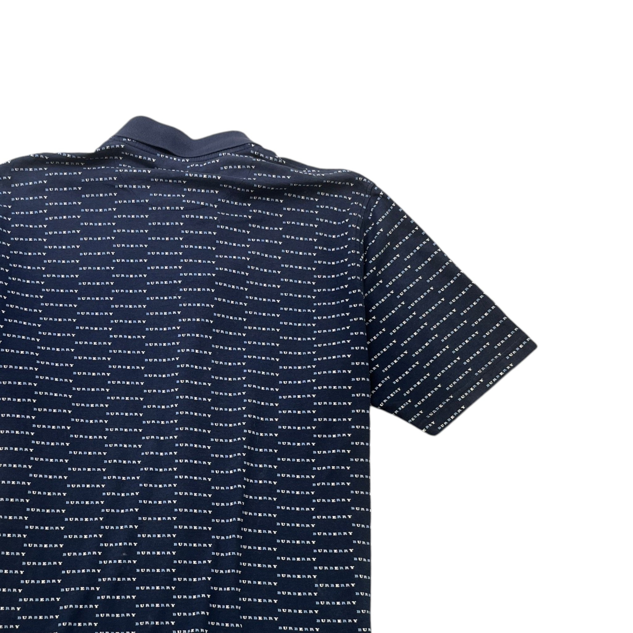Men's Monogram Polo Shirt Navy Size L
