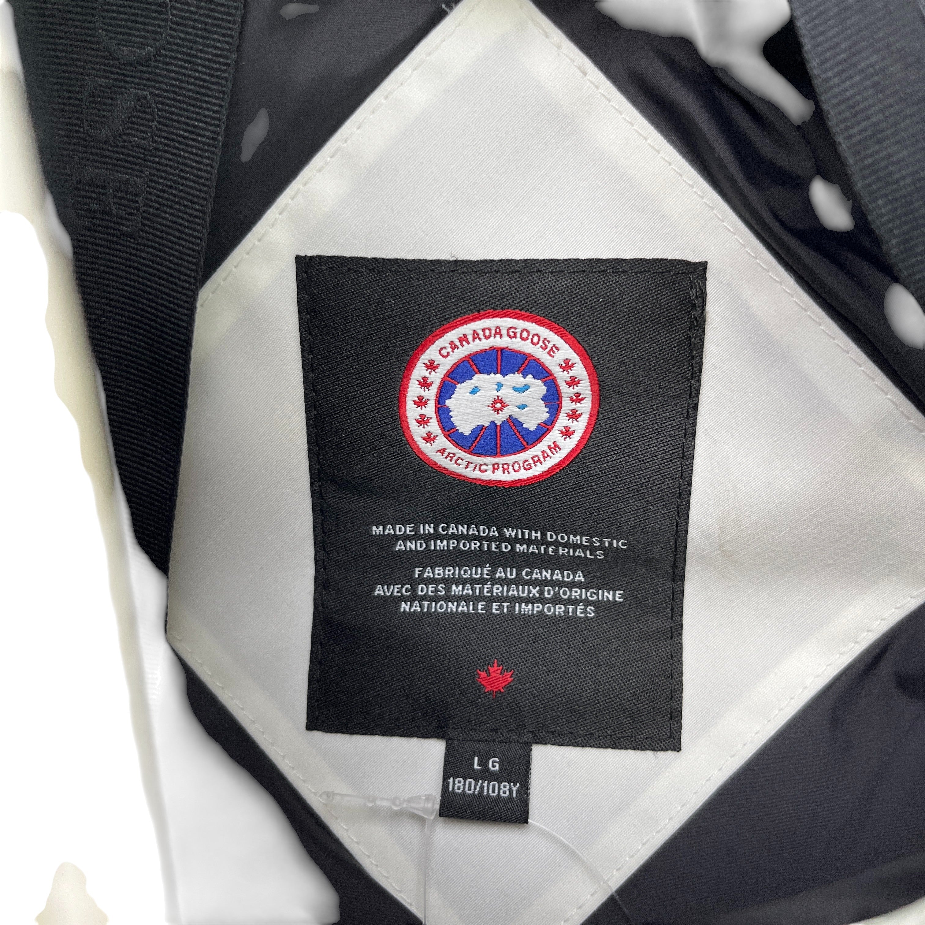 Men's Wyndham Parka Down Jacket White Size M