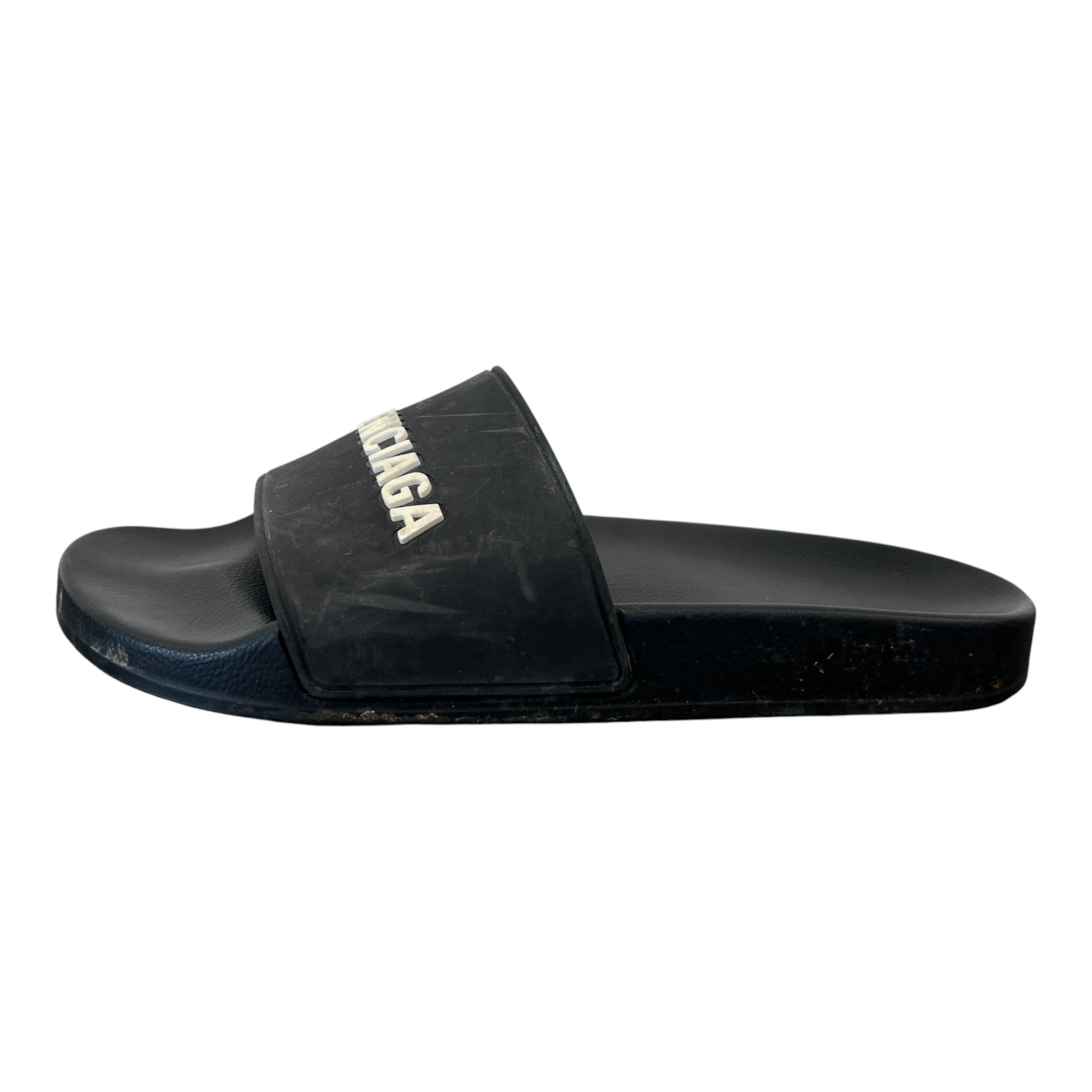 Men's Logo Slides Black Size EU 40 / UK 6