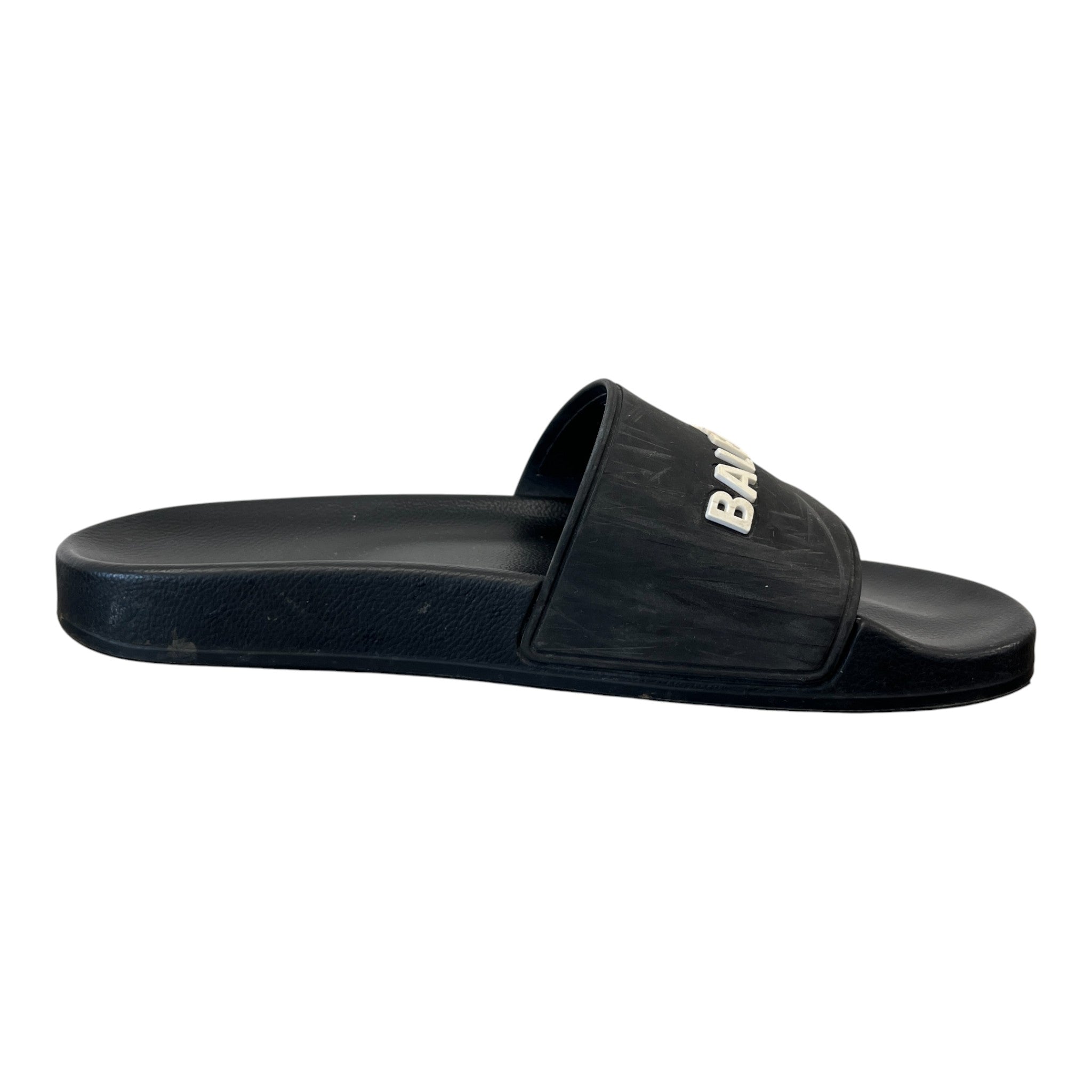 Men's Logo Slides Black Size EU 40 / UK 6
