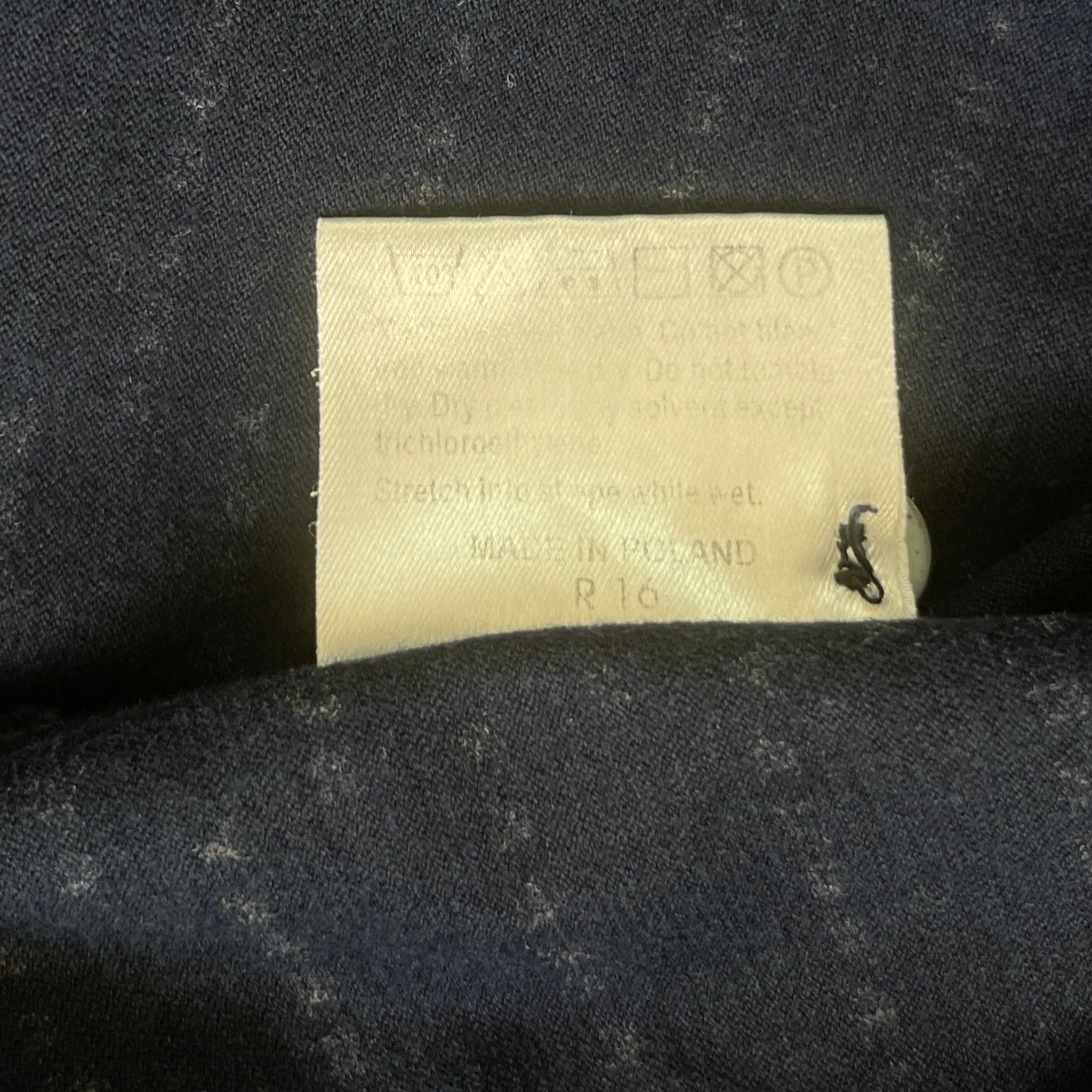 Men's Monogram Polo Shirt Navy Size L