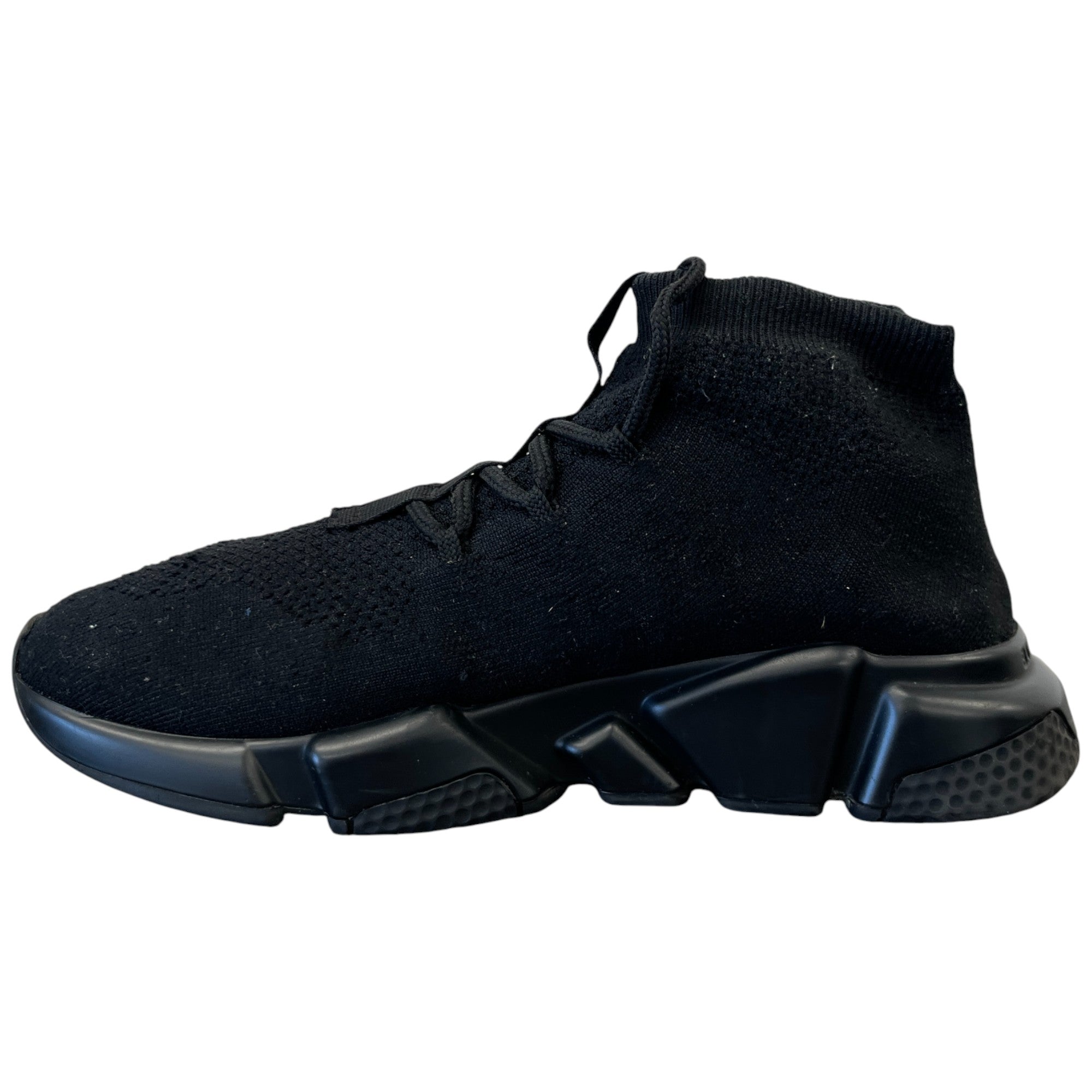 Men's Speed Lace Up Low Trainers Black Size EU 40 / UK 6